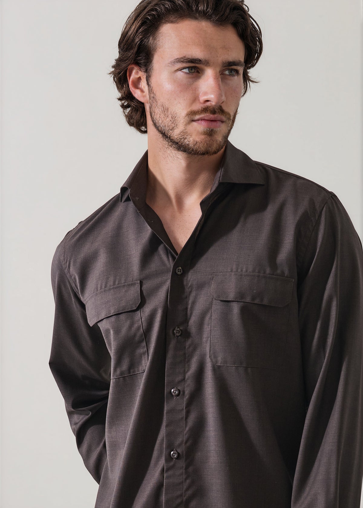 Active Wool Utility Overshirt - PATRICK ASSARAF
