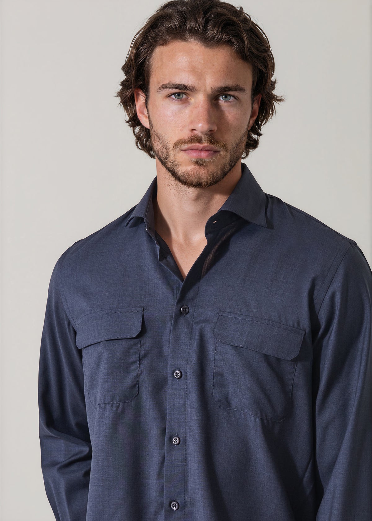 Active Wool Utility Overshirt - PATRICK ASSARAF