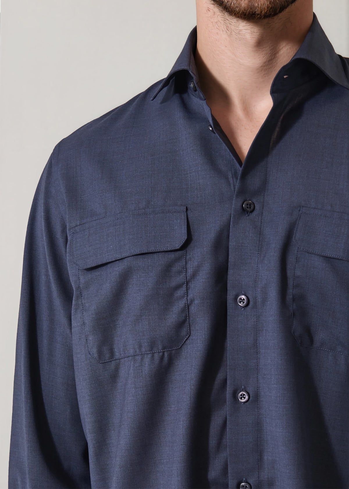 Active Wool Utility Overshirt - PATRICK ASSARAF