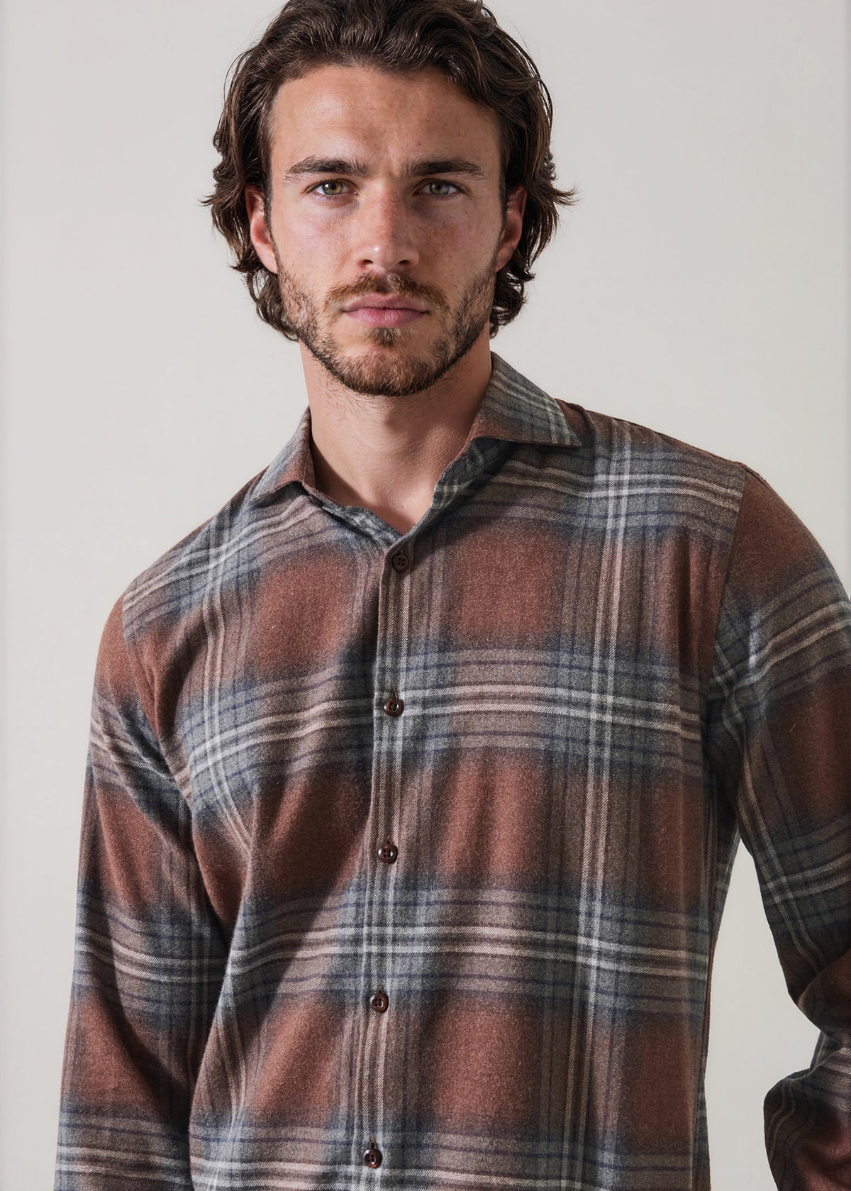 Plaid Flannel Shirt - PATRICK ASSARAF