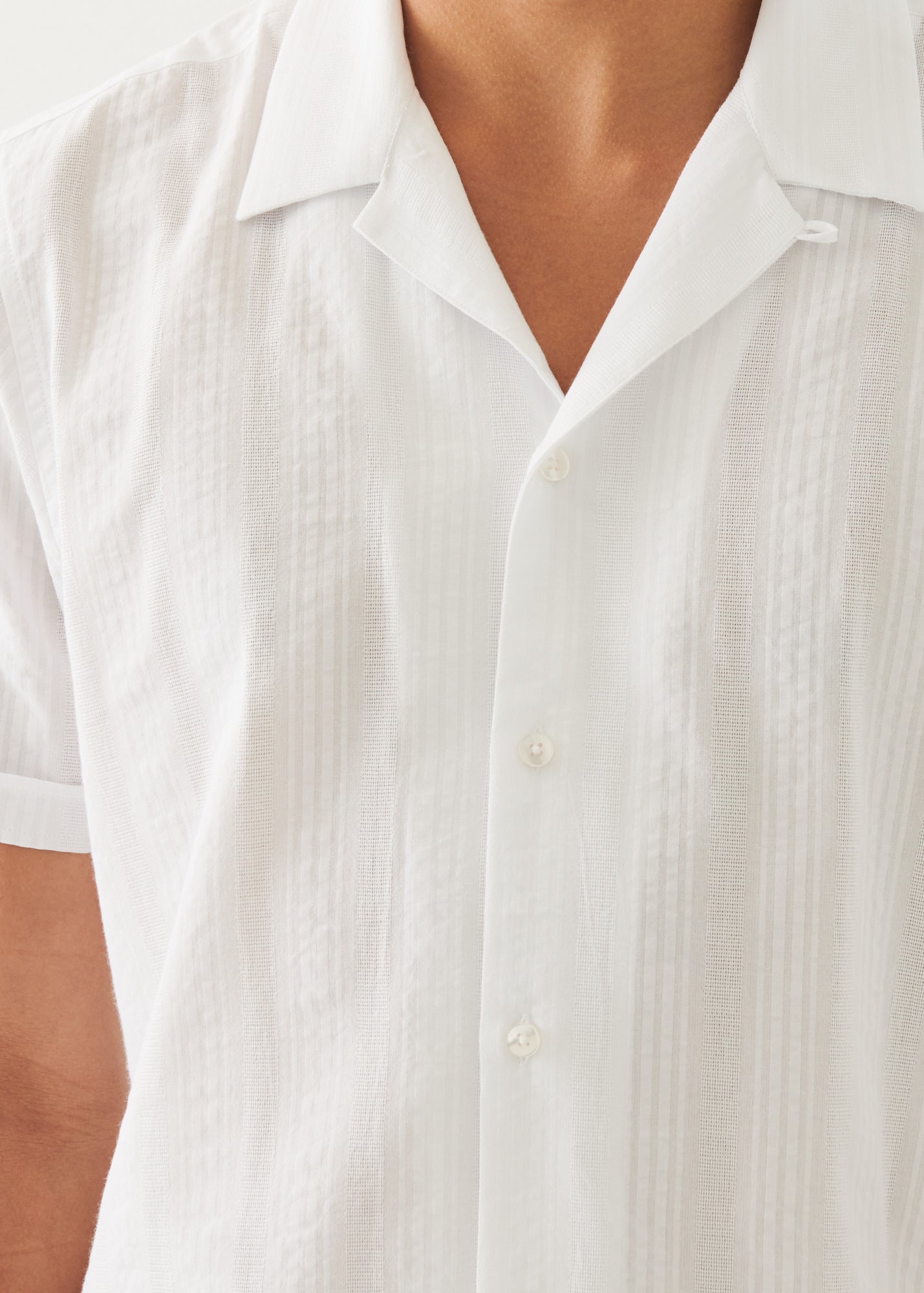 Cotton Camp Collar Shirt