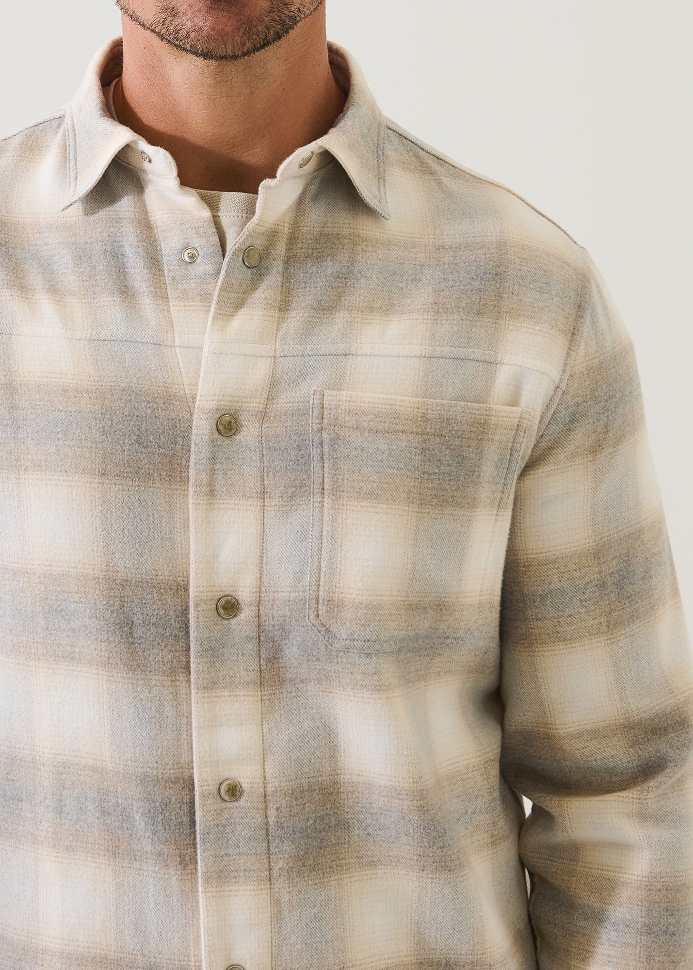 Wool Flannel Overshirt