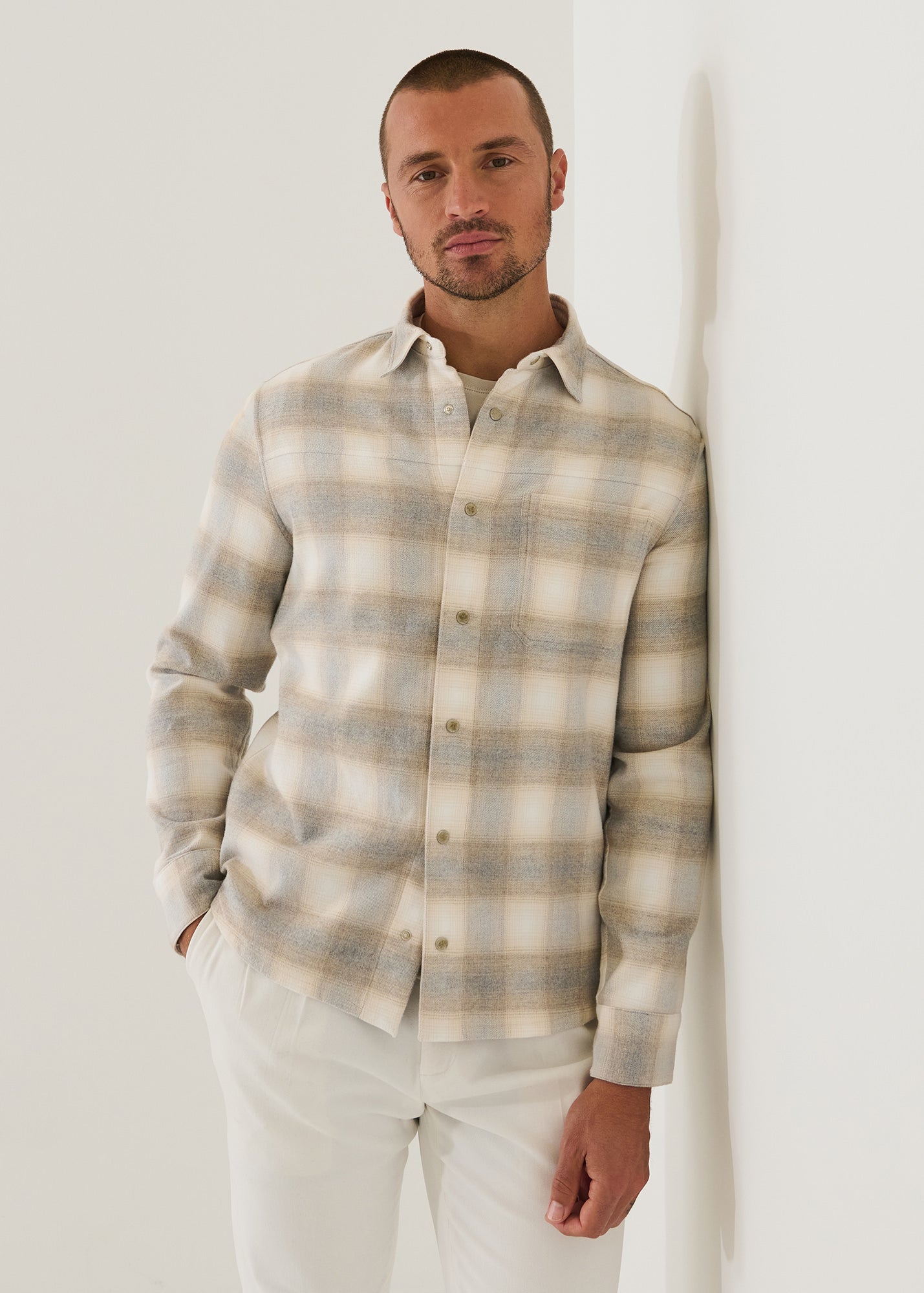 Wool Flannel Overshirt