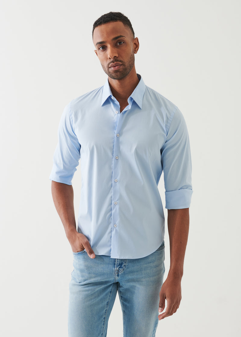 Cotton Stretch Darted Shirt