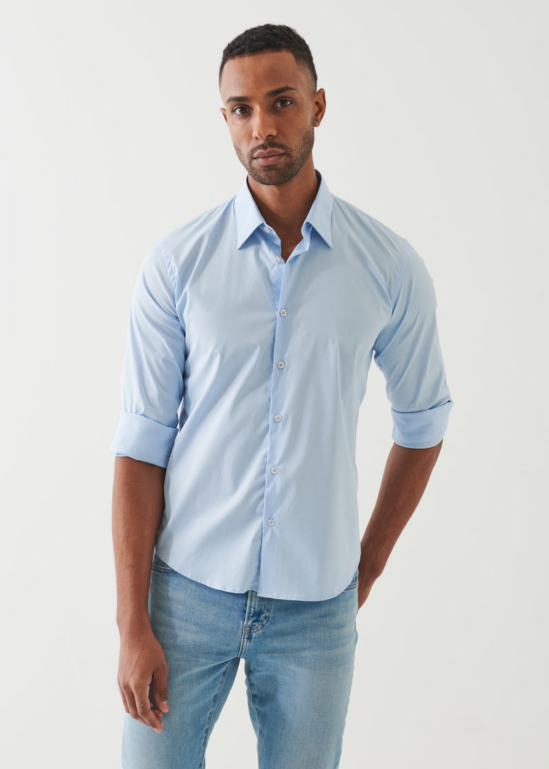 Cotton Stretch Darted Shirt