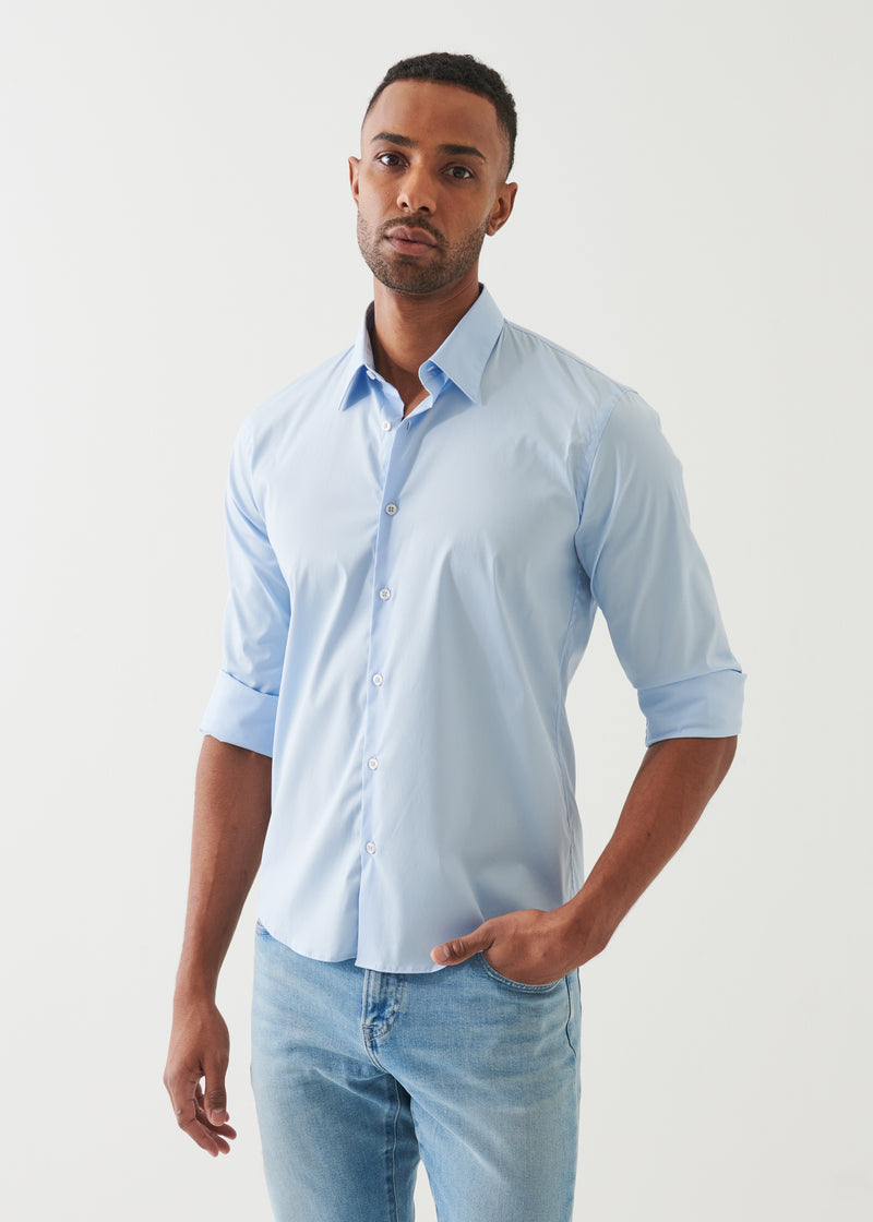 Cotton Stretch Darted Shirt