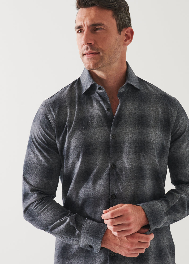 OMBRE PLAID SHIRT