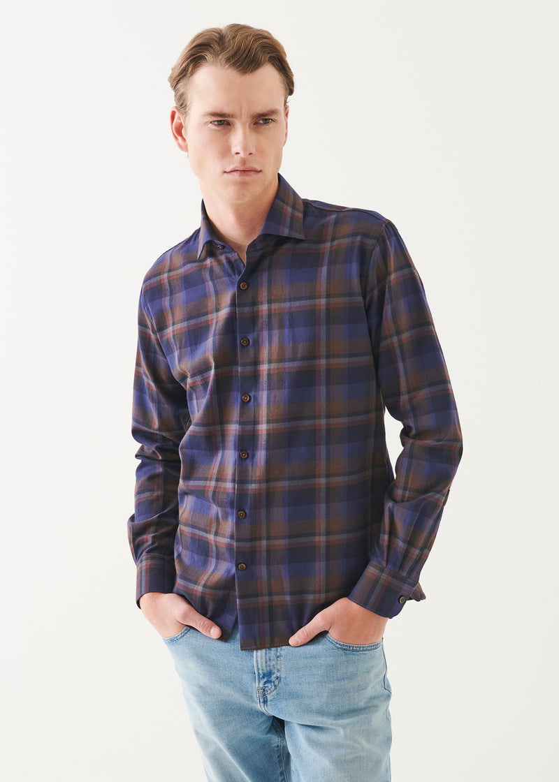 Flannel Plaid Button Up Shirt