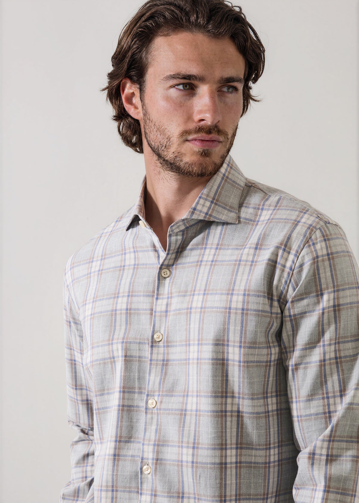 Plaid Flannel Shirt - PATRICK ASSARAF