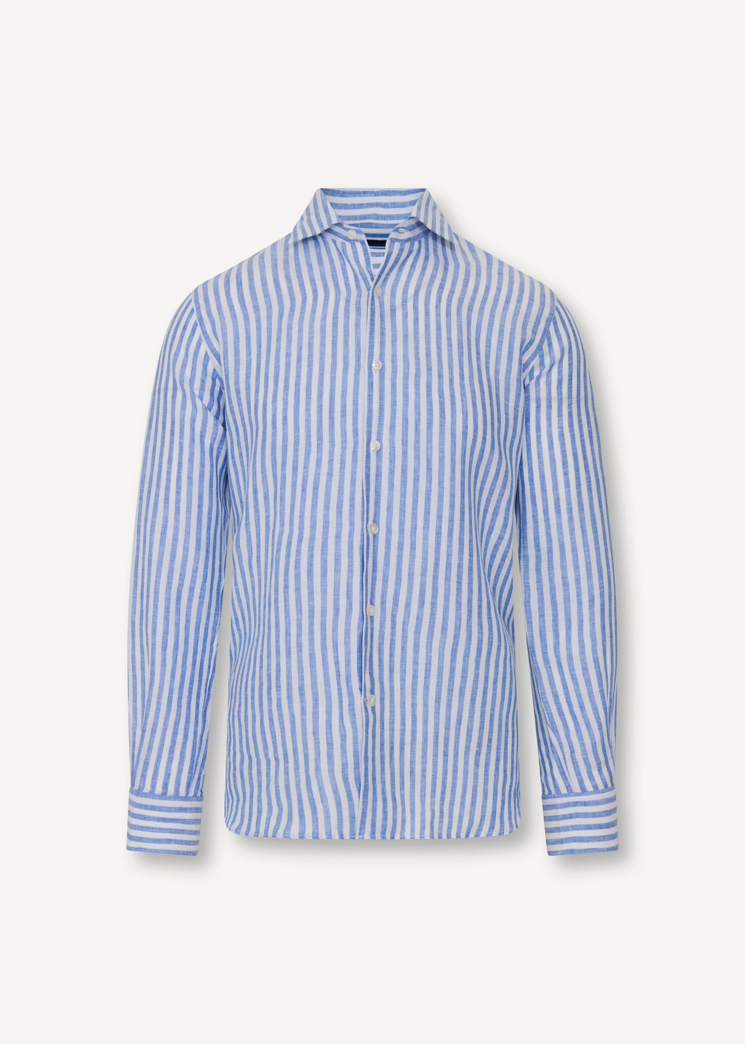 Bengal Stripe Linen Shirt - PATRICK ASSARAF