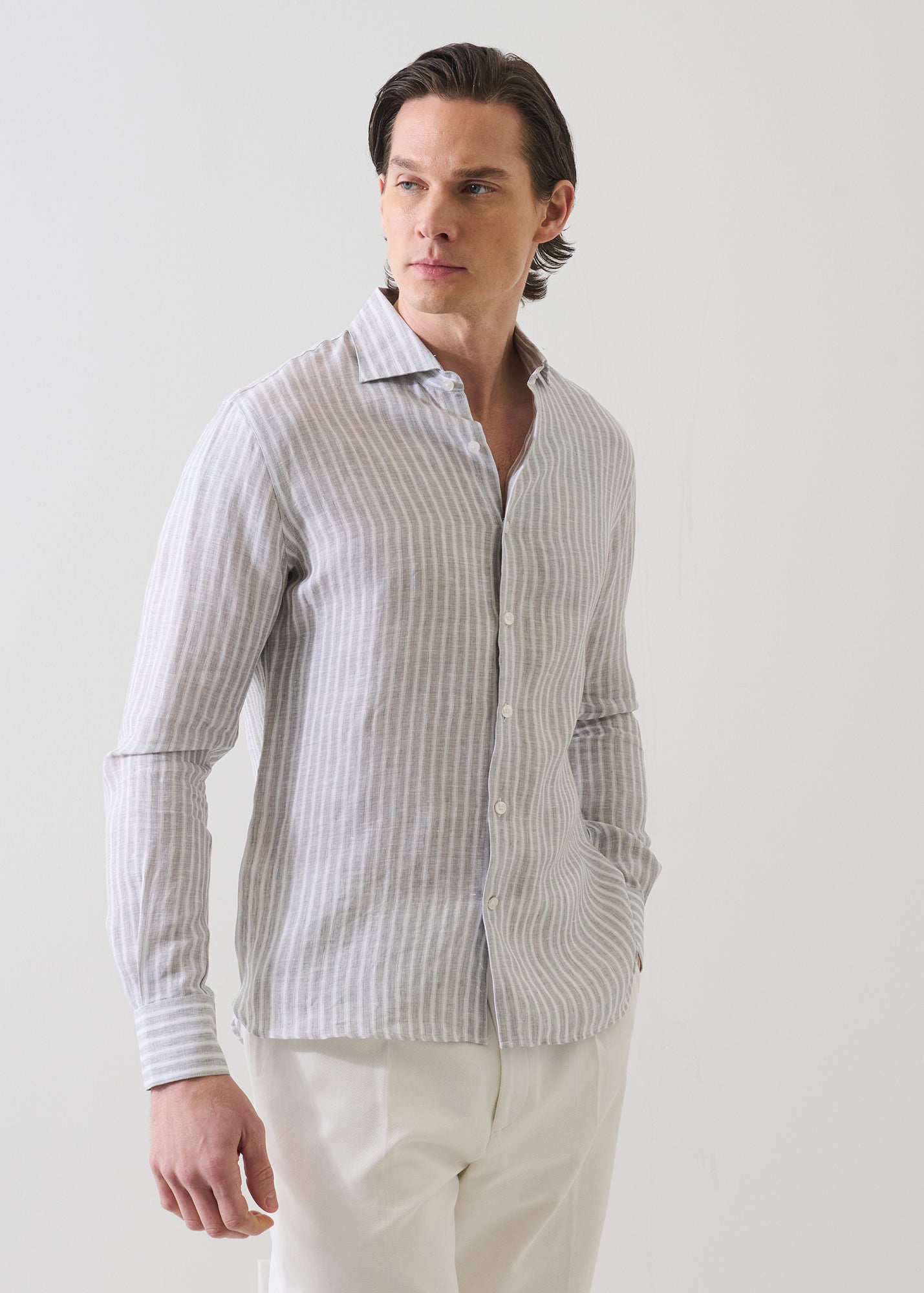 Striped Linen Shirt - PATRICK ASSARAF