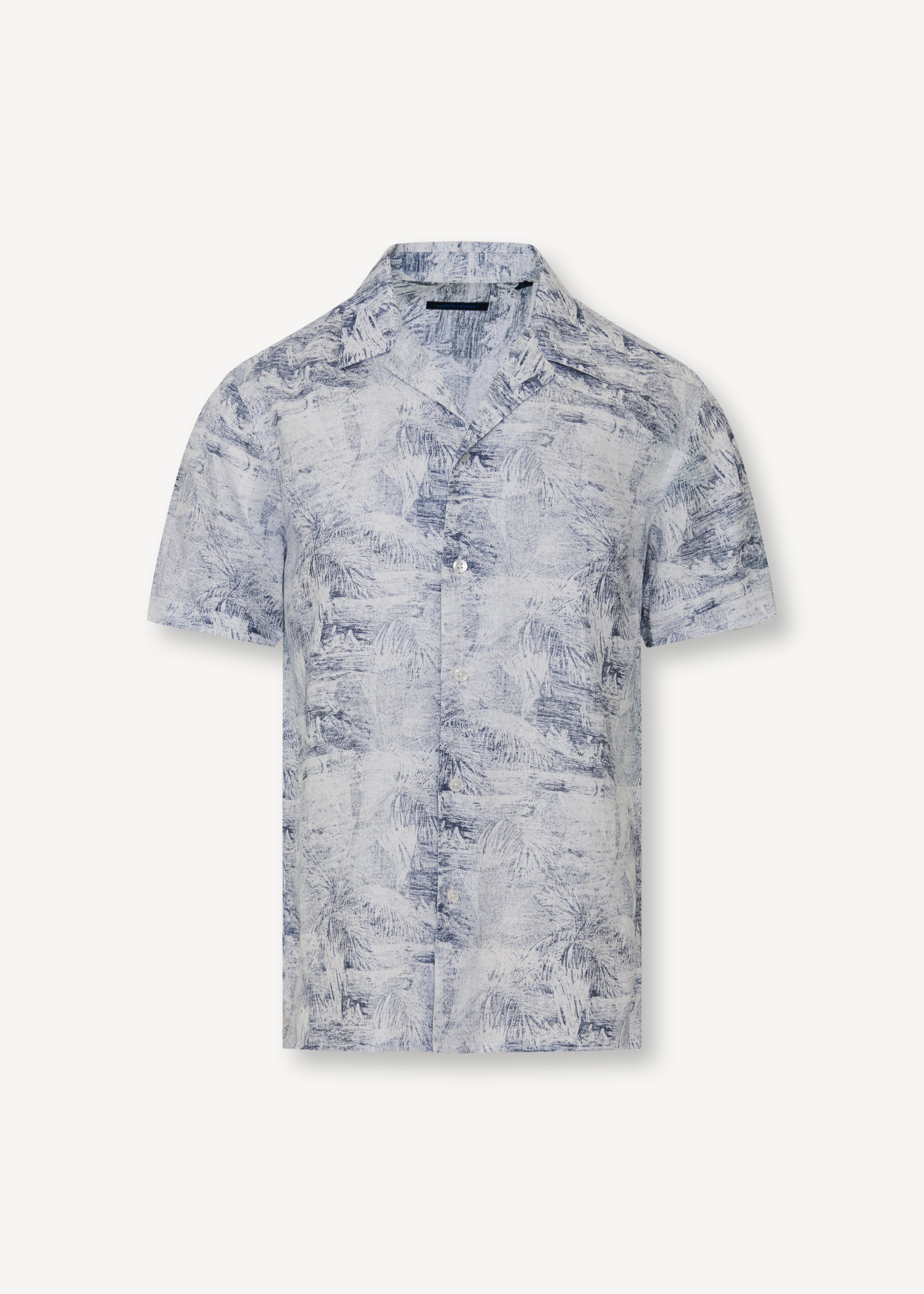 Tropical Print Linen Shirt - PATRICK ASSARAF