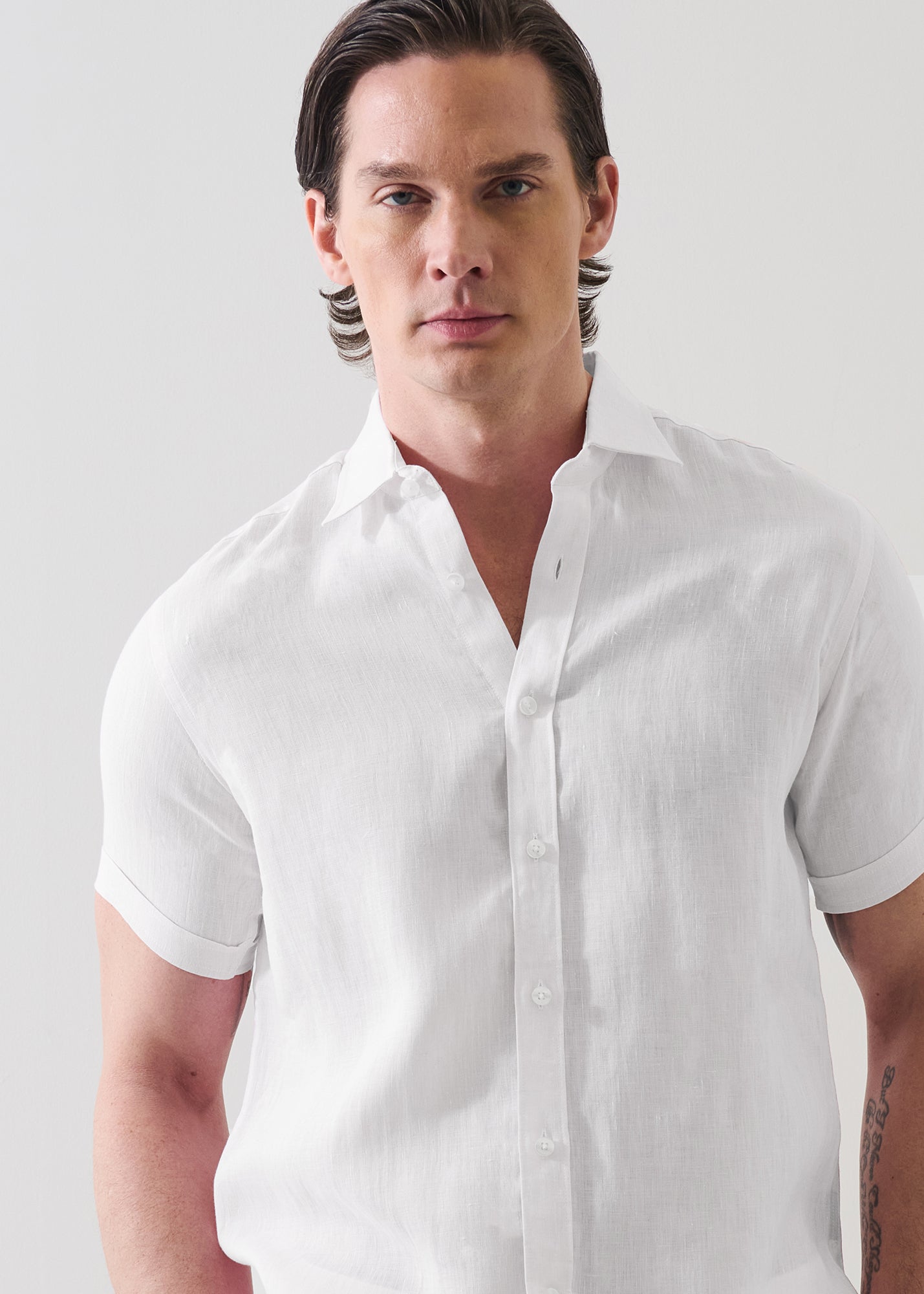 Linen Chambray Shirt - PATRICK ASSARAF