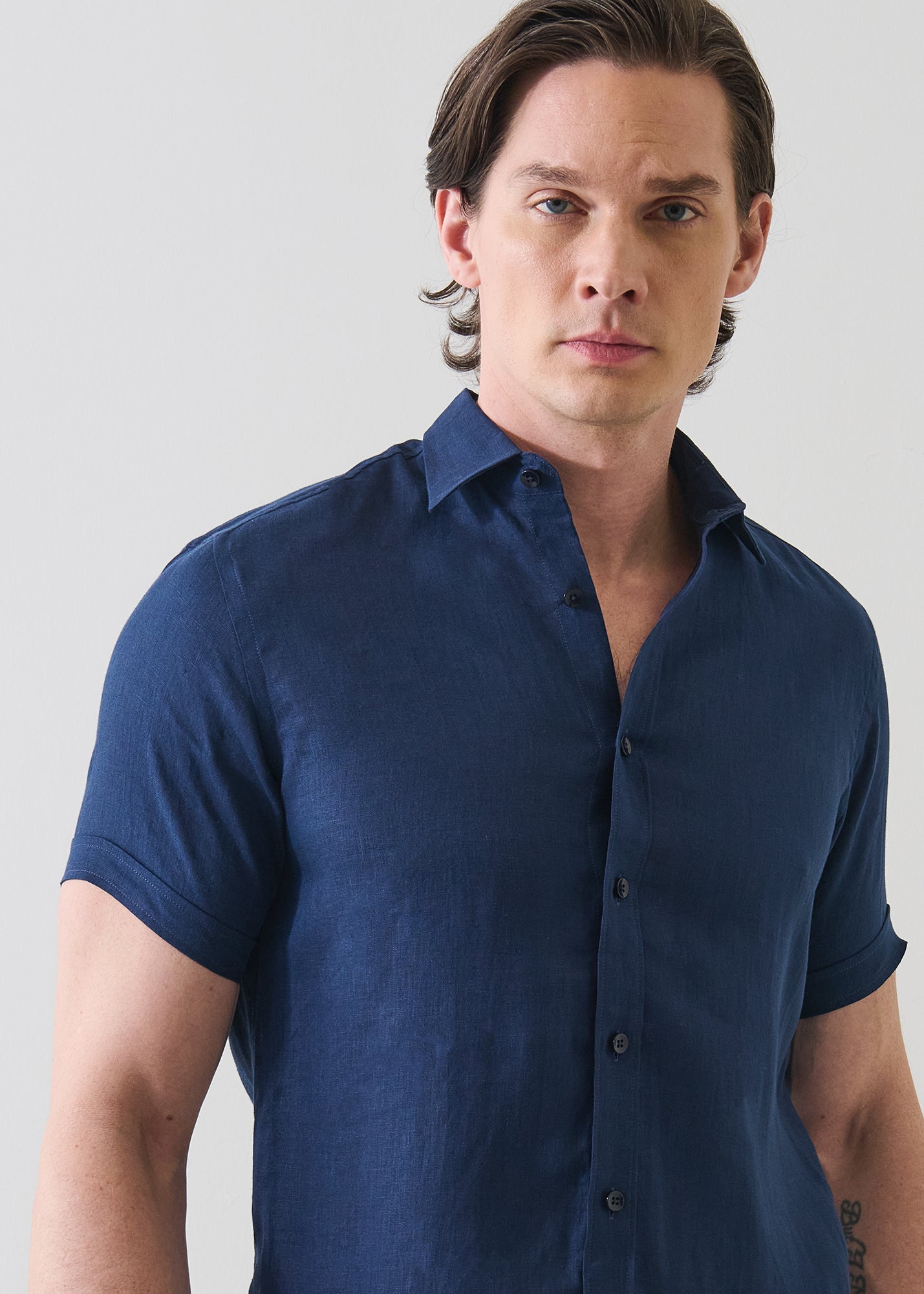 Linen Chambray Shirt - PATRICK ASSARAF