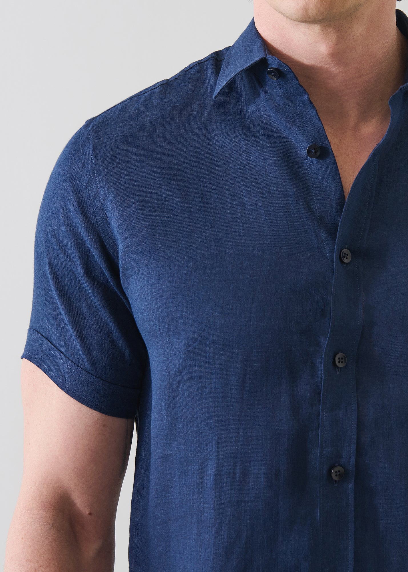 Linen Chambray Shirt - PATRICK ASSARAF
