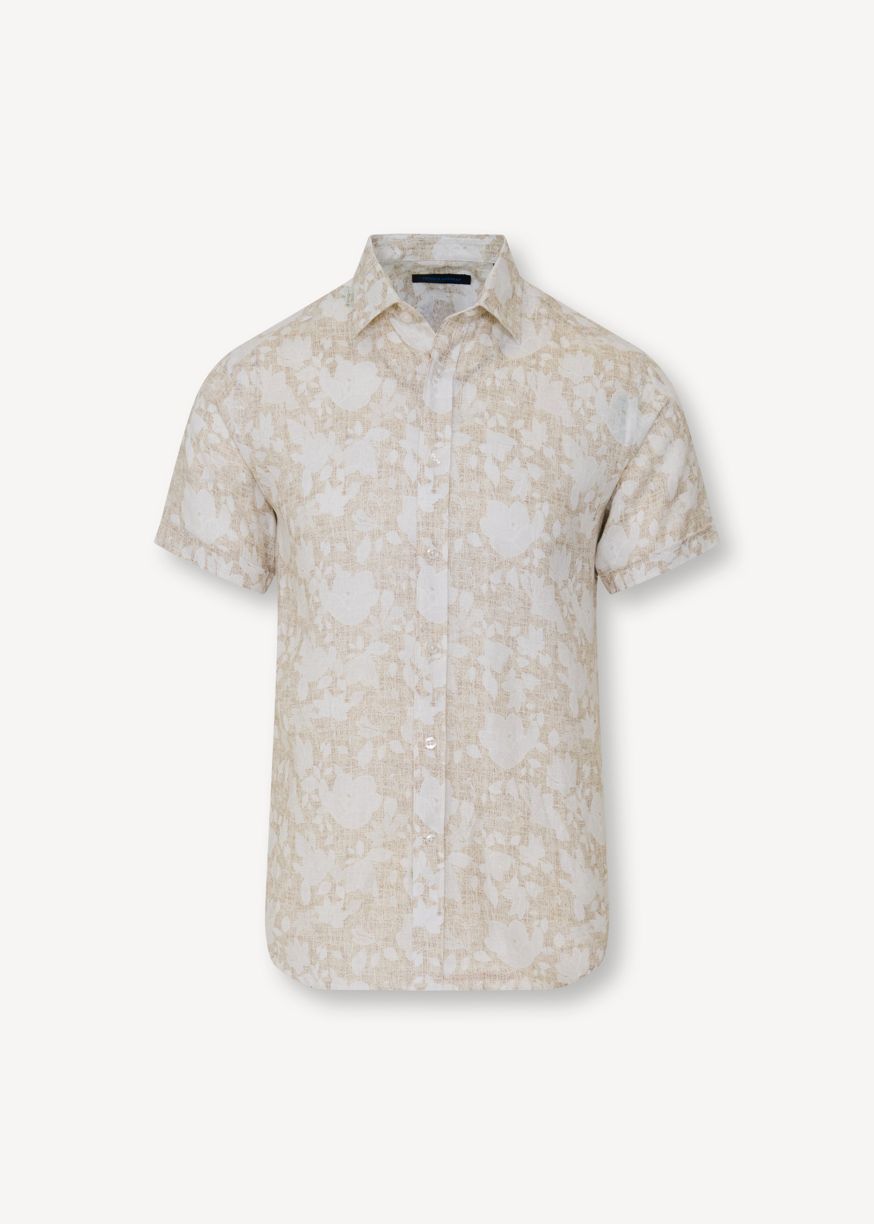 Vintage Floral Linen Shirt - PATRICK ASSARAF