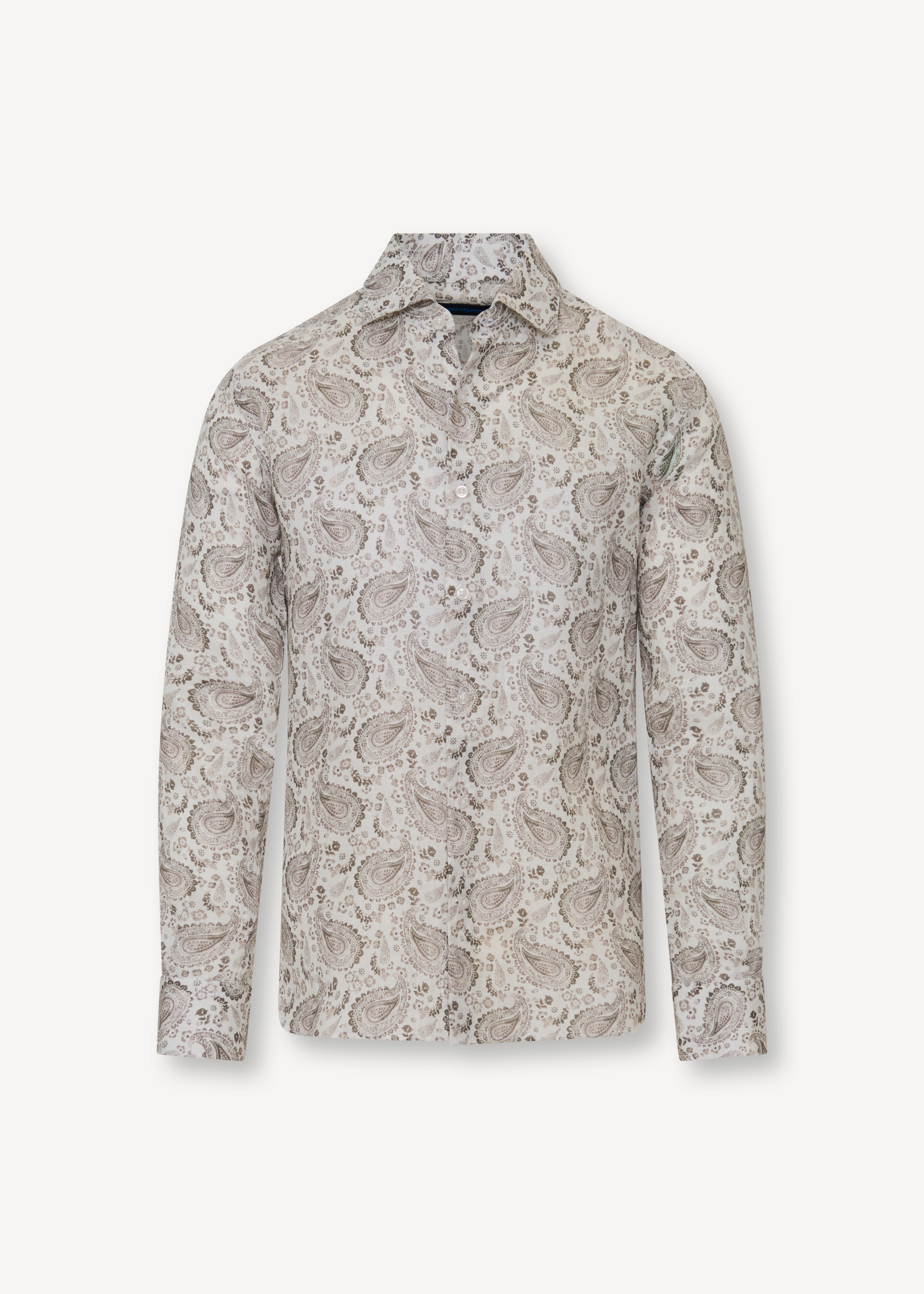 Paisley Print Linen Shirt - PATRICK ASSARAF