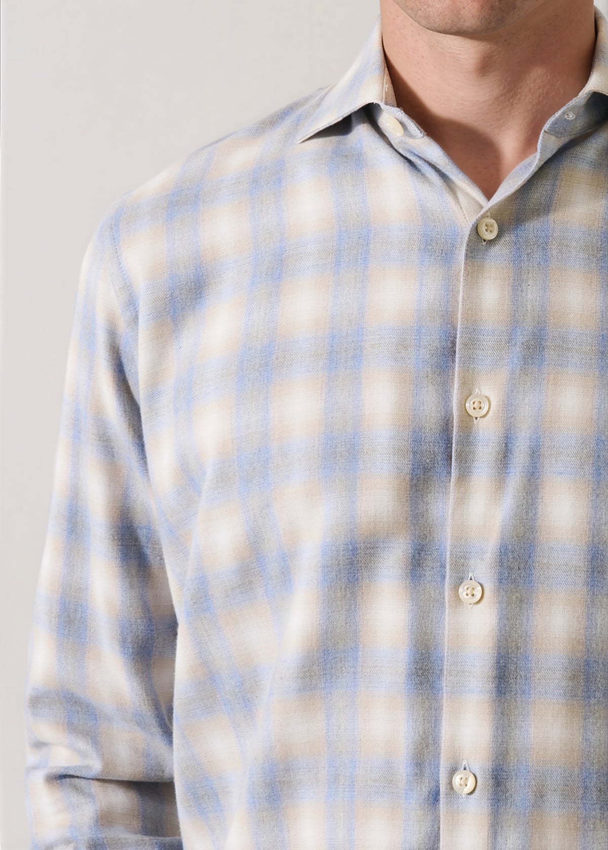 Ombre Check Shirt - PATRICK ASSARAF