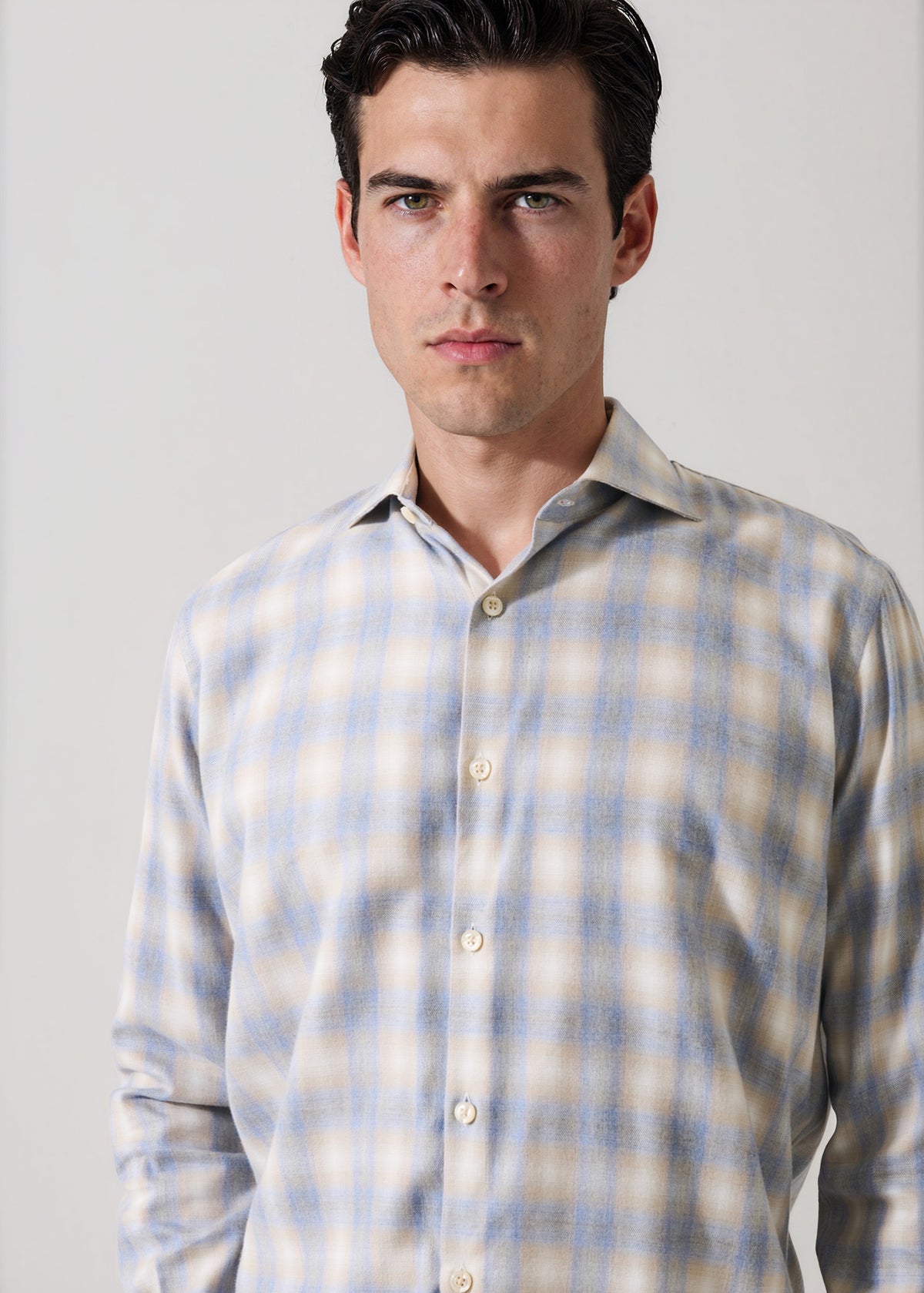 Ombre Check Shirt - PATRICK ASSARAF
