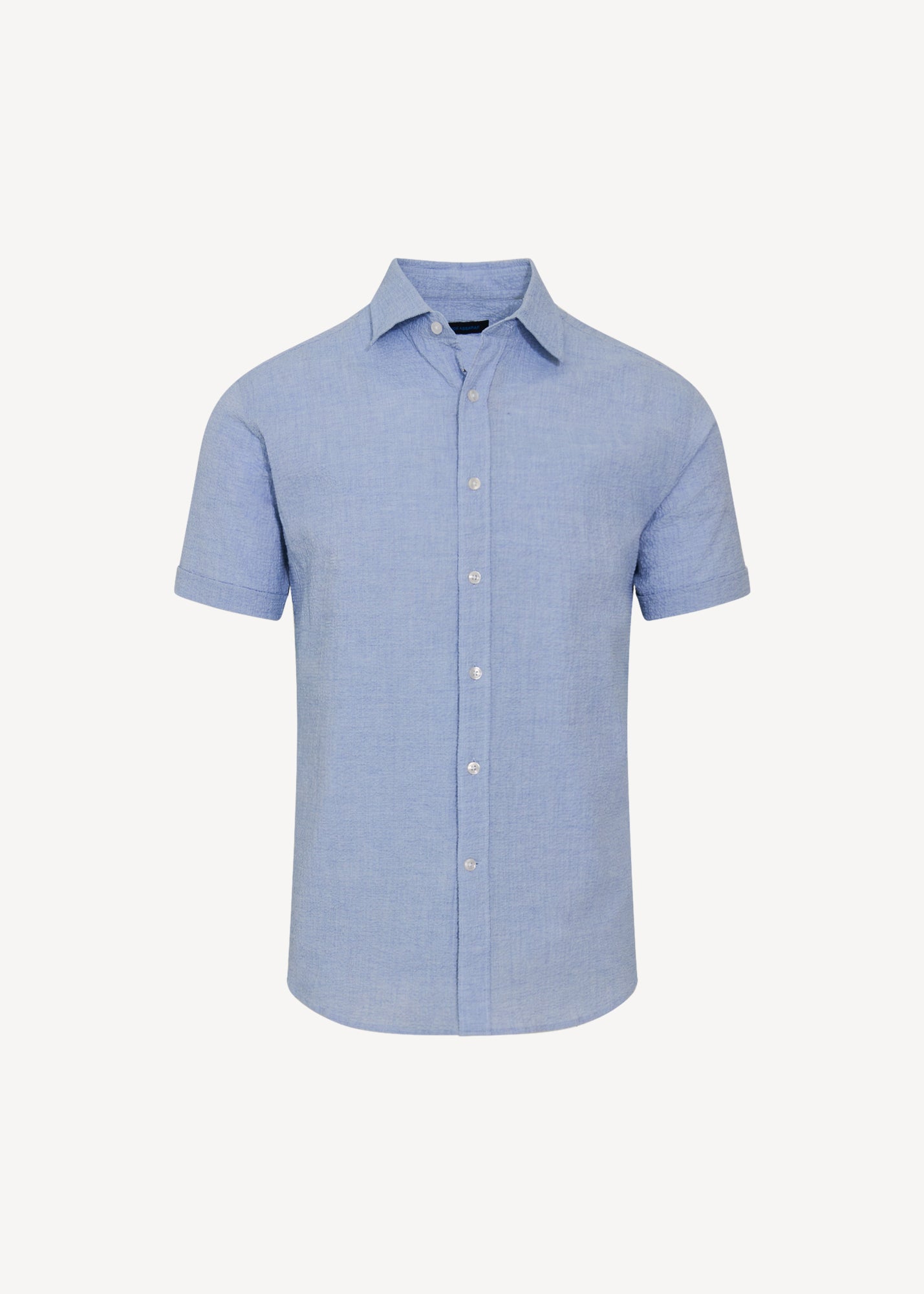 Seersucker Cotton Stretch Shirt - PATRICK ASSARAF
