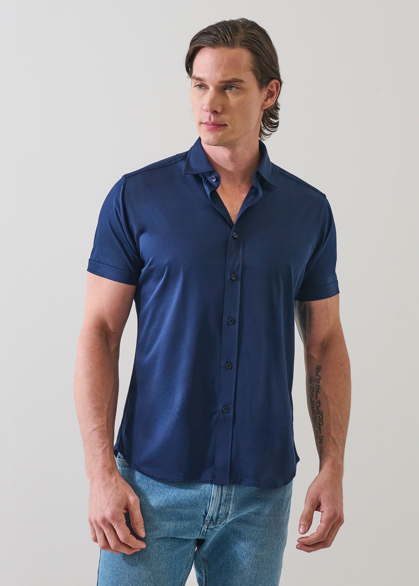 Cotton-Modal Knit Shirt - PATRICK ASSARAF