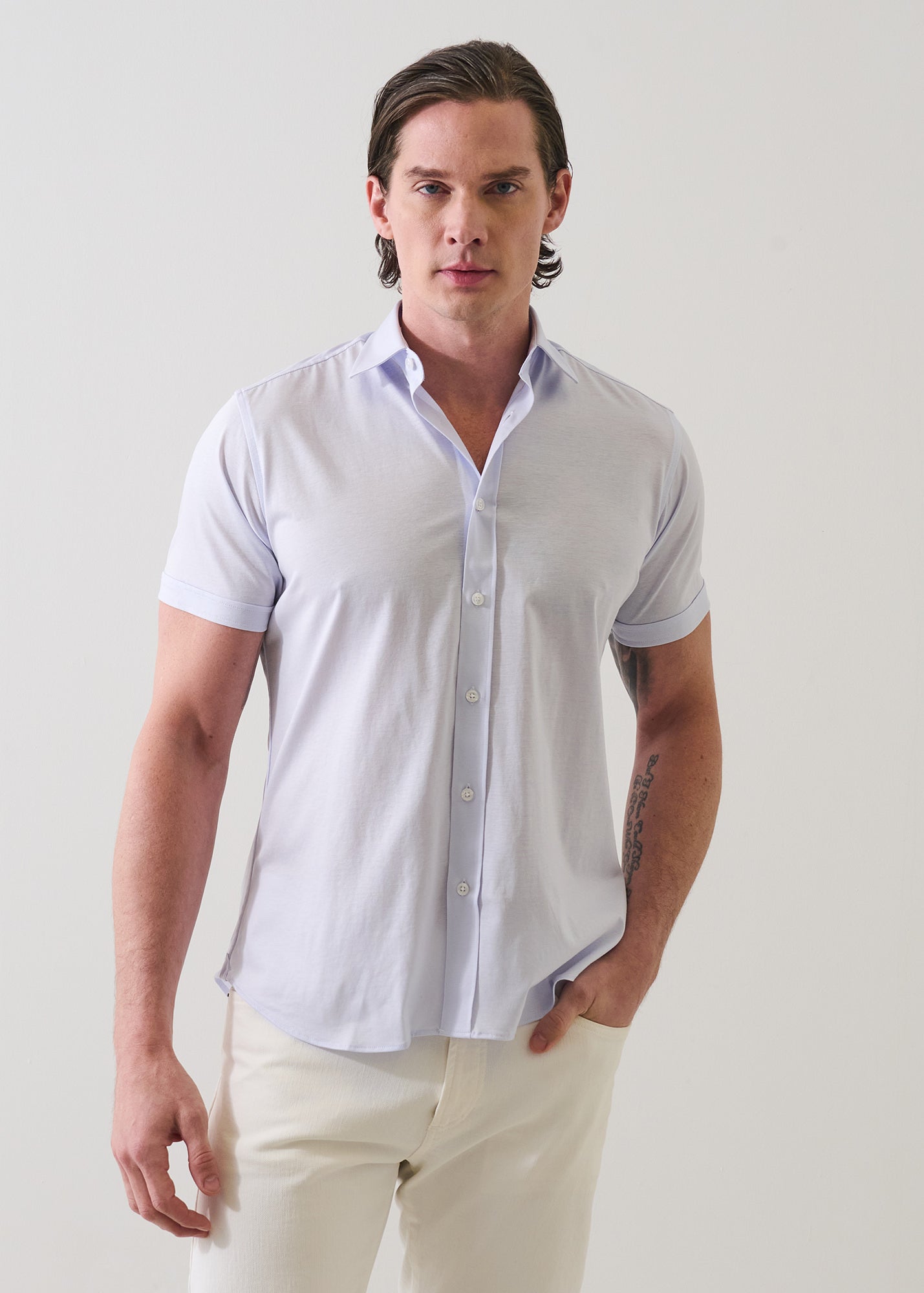 Cotton-Modal Knit Shirt - PATRICK ASSARAF