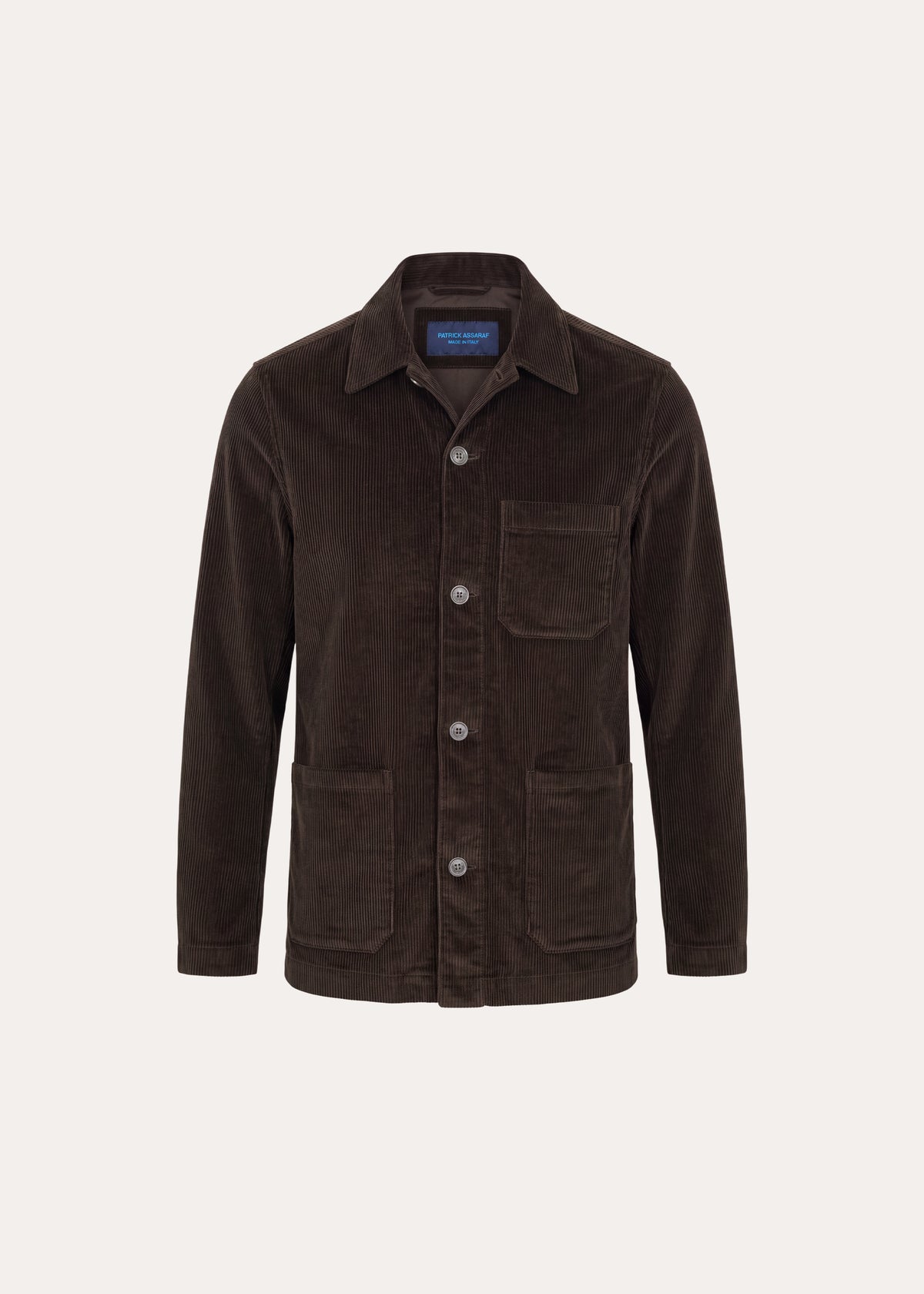 Cotton Stretch Corduroy Chore Jacket - PATRICK ASSARAF