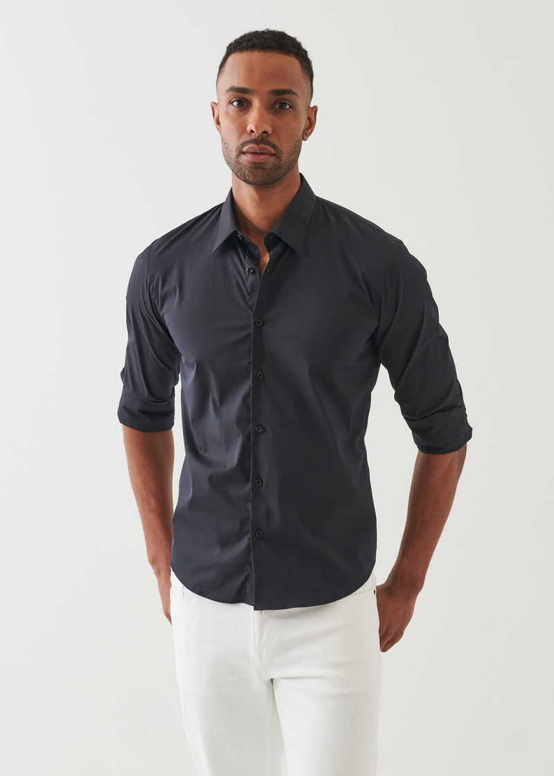 Cotton Stretch Darted Shirt