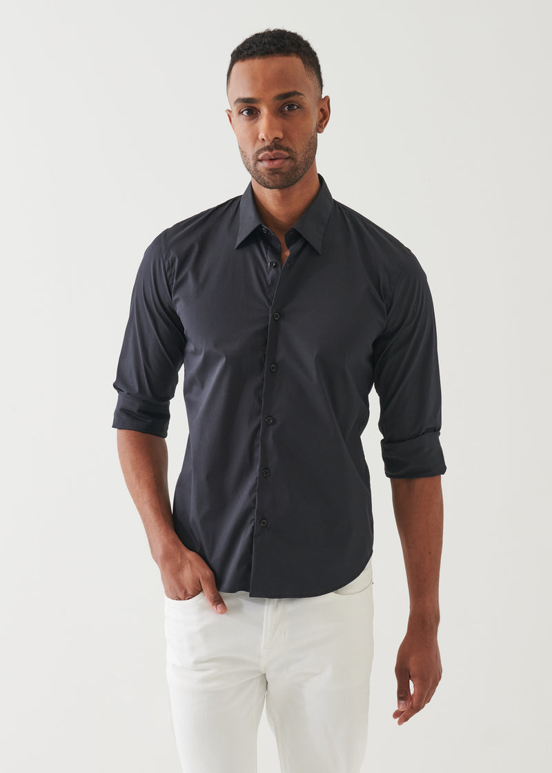 Cotton Stretch Darted Shirt