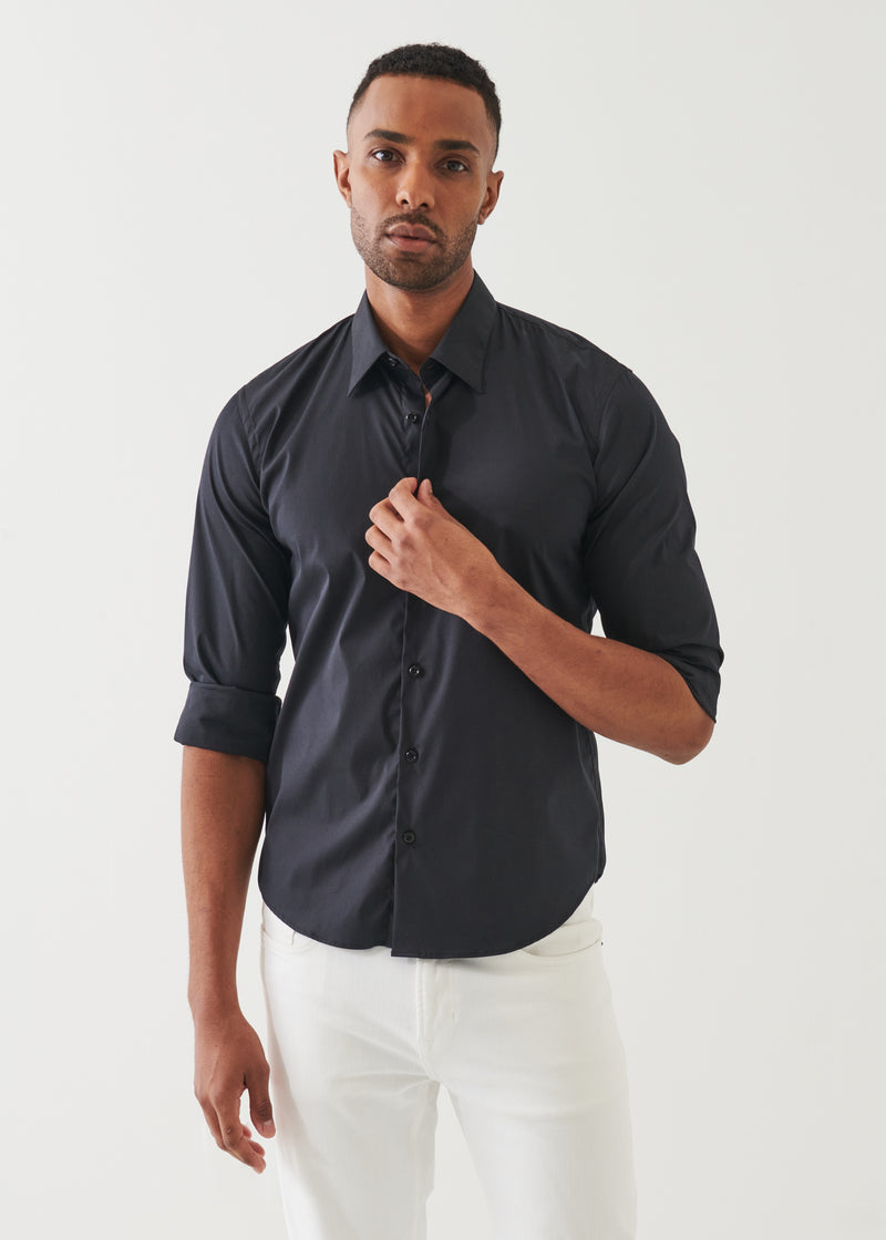 Cotton Stretch Darted Shirt