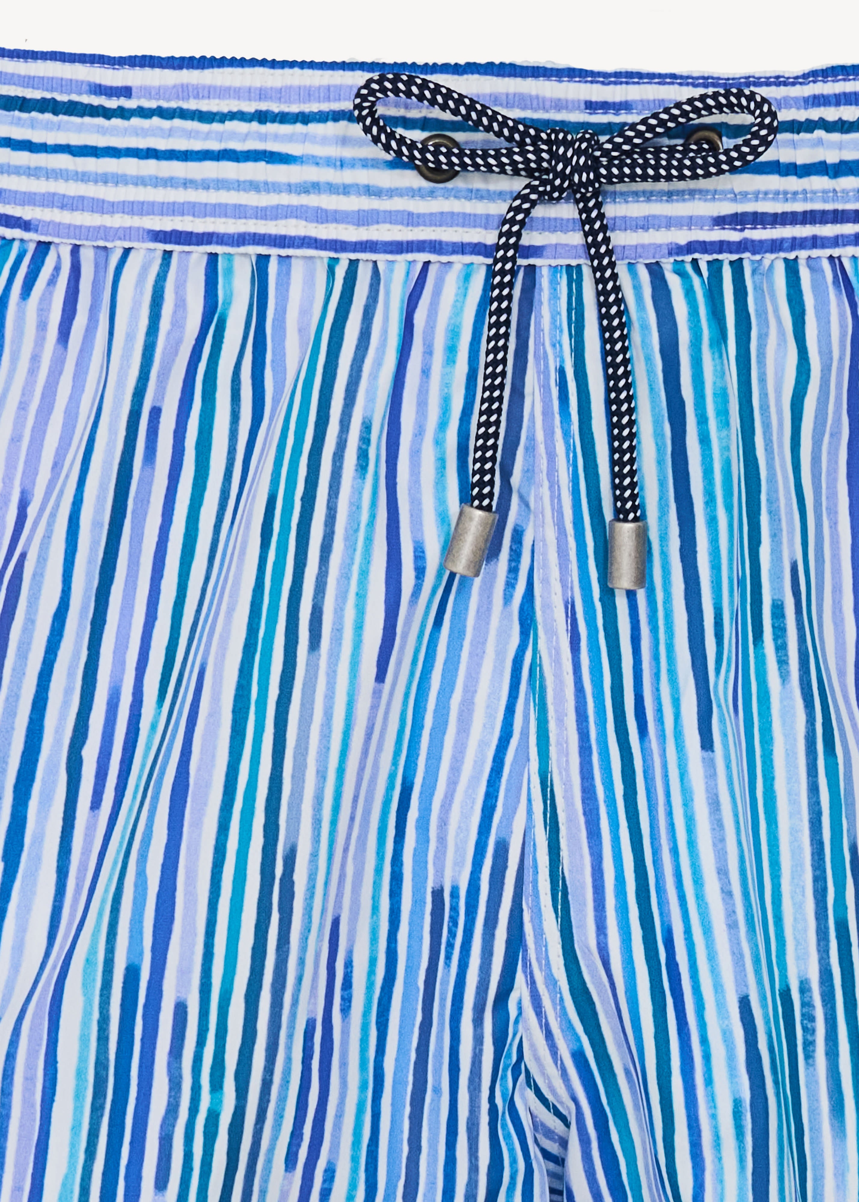 Watercolour Stripe Print Swim Short