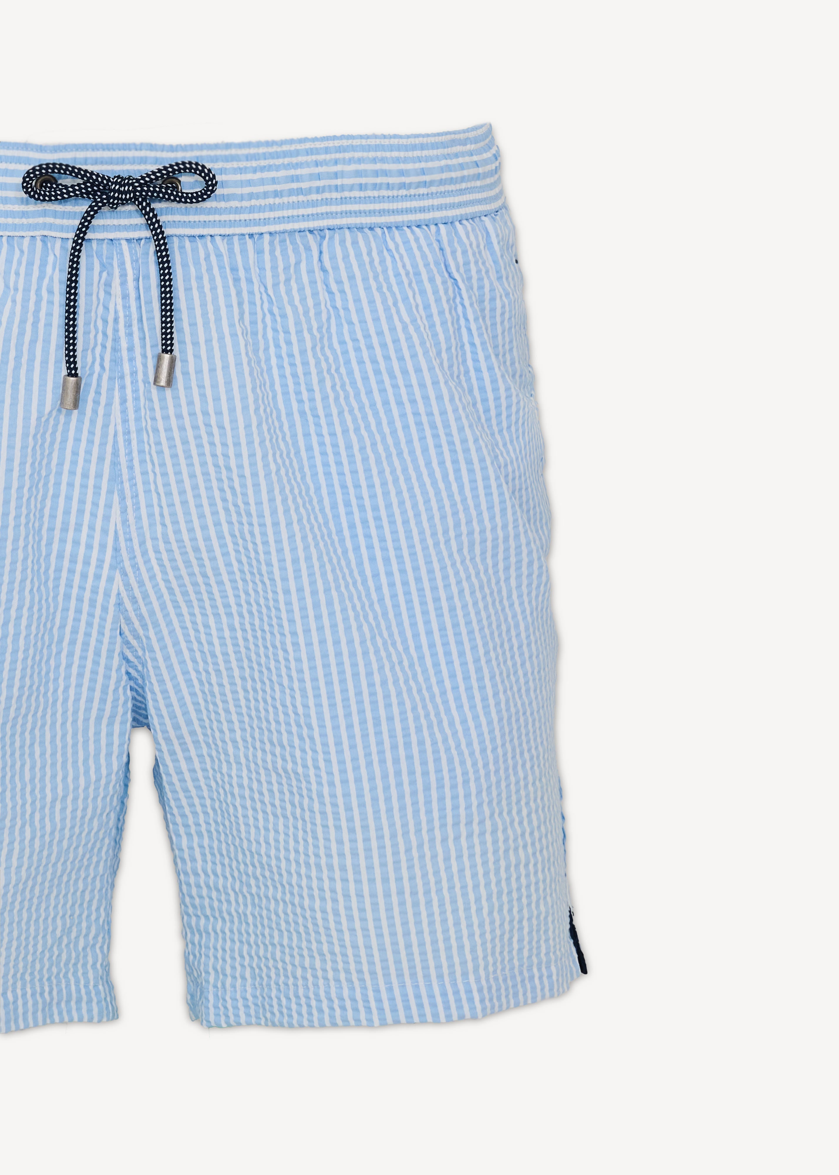 Striped Seersucker Swim Short