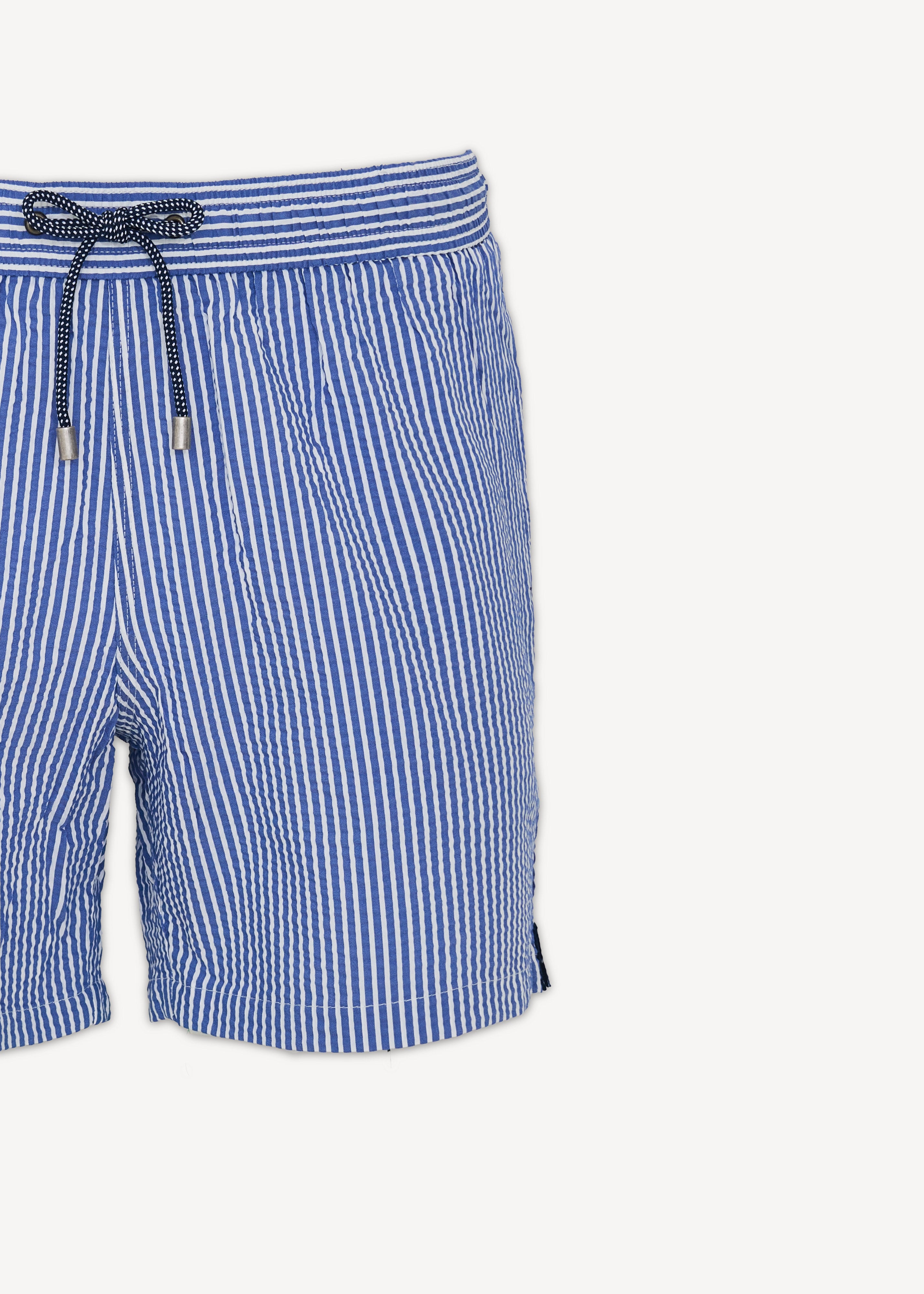 Striped Seersucker Swim Short