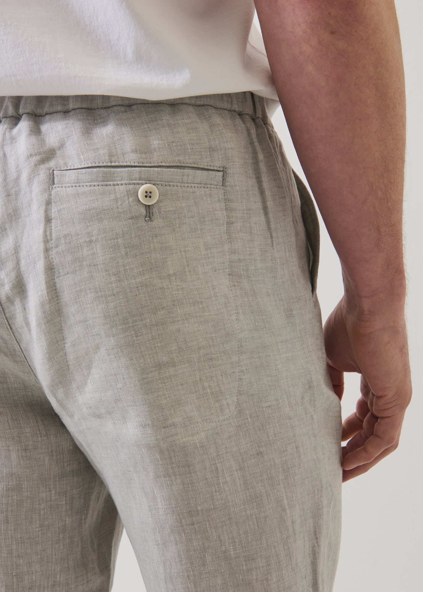 Linen Drawstring Pant - PATRICK ASSARAF
