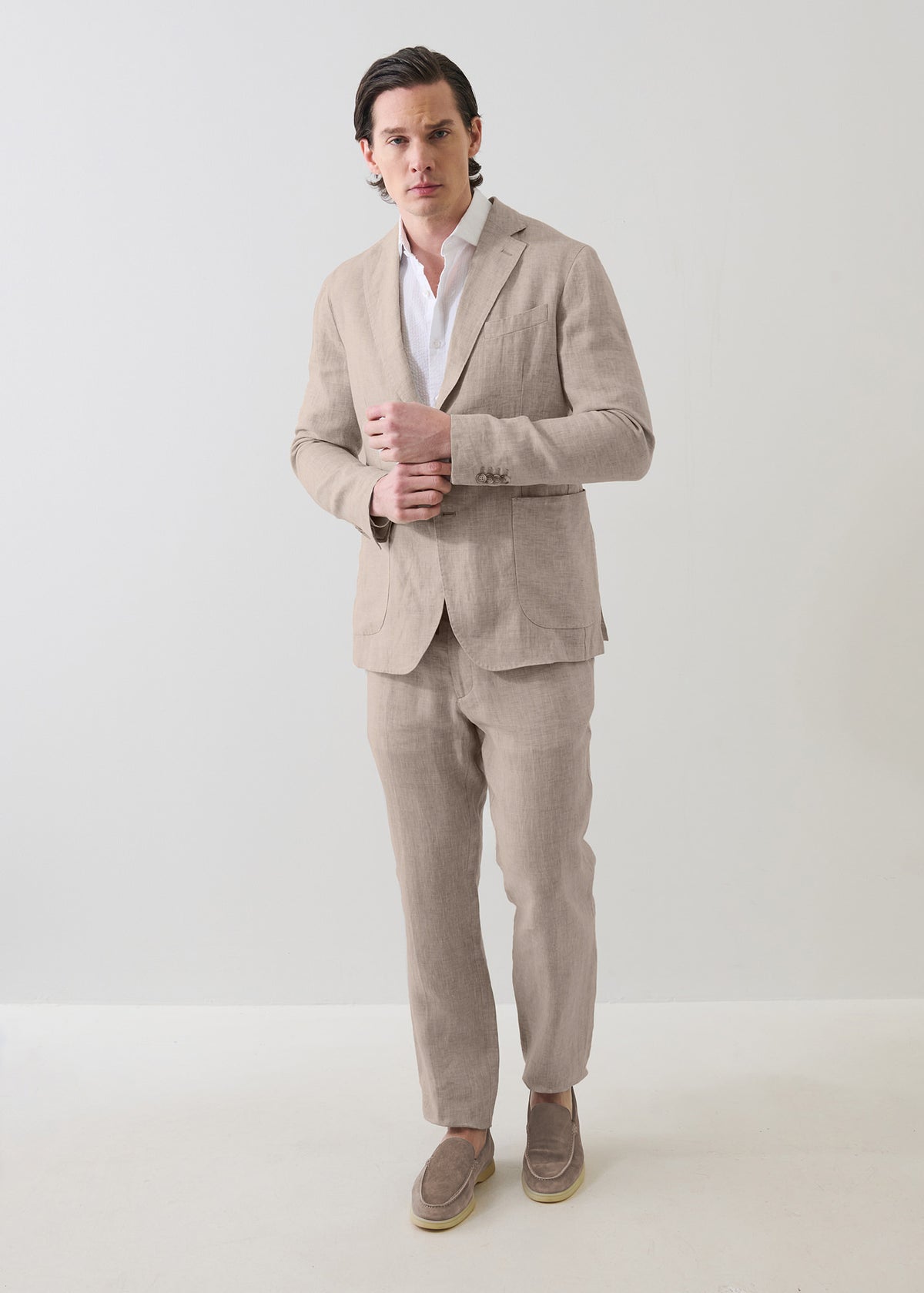 Linen Chambray Blazer - PATRICK ASSARAF