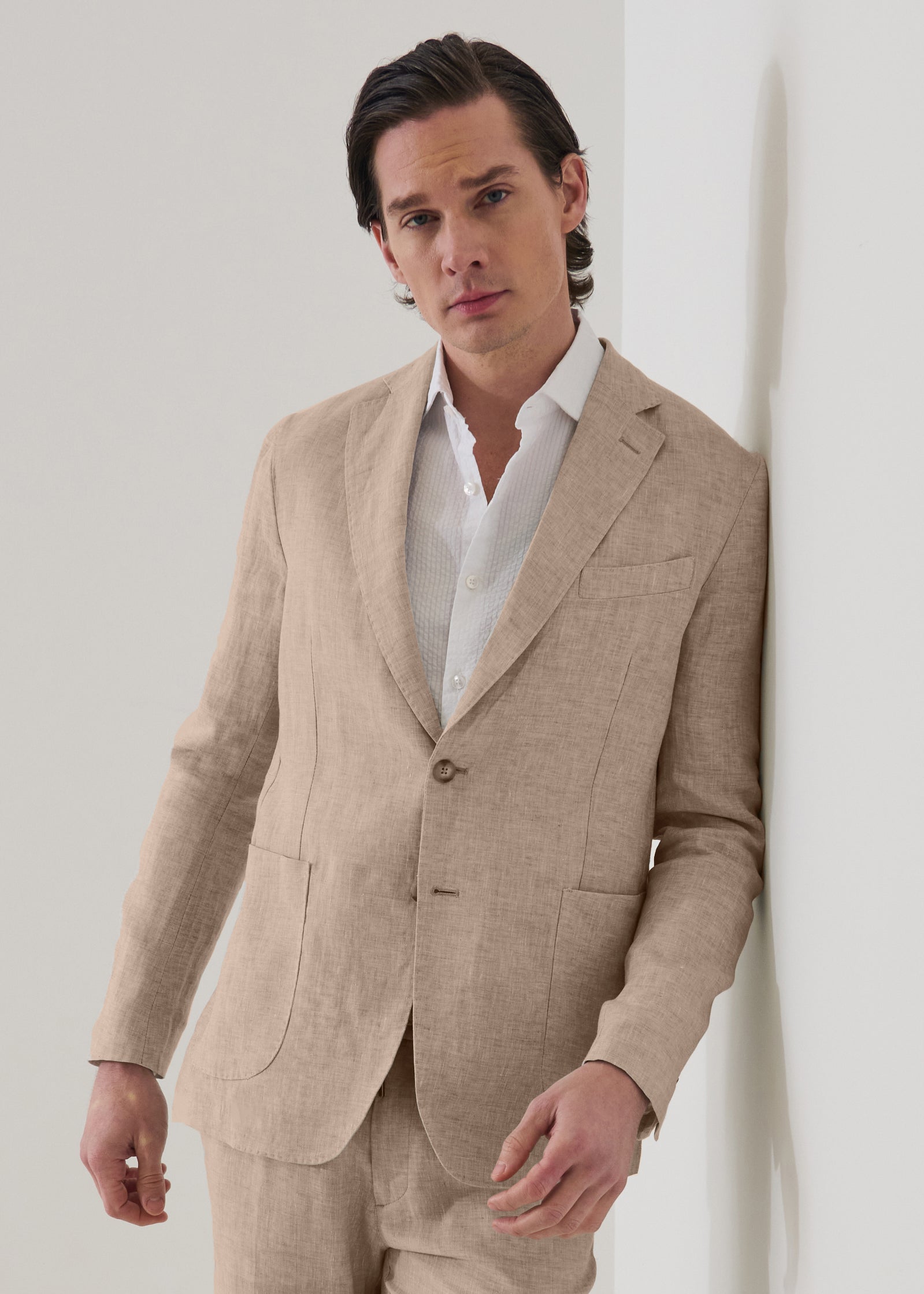 Linen Chambray Blazer - PATRICK ASSARAF