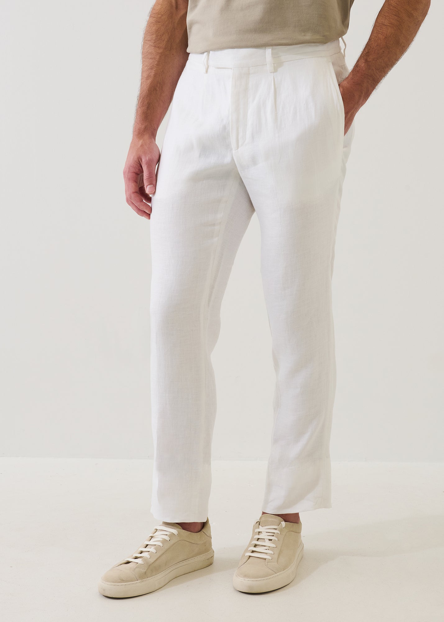 Linen Drawstring Pant
