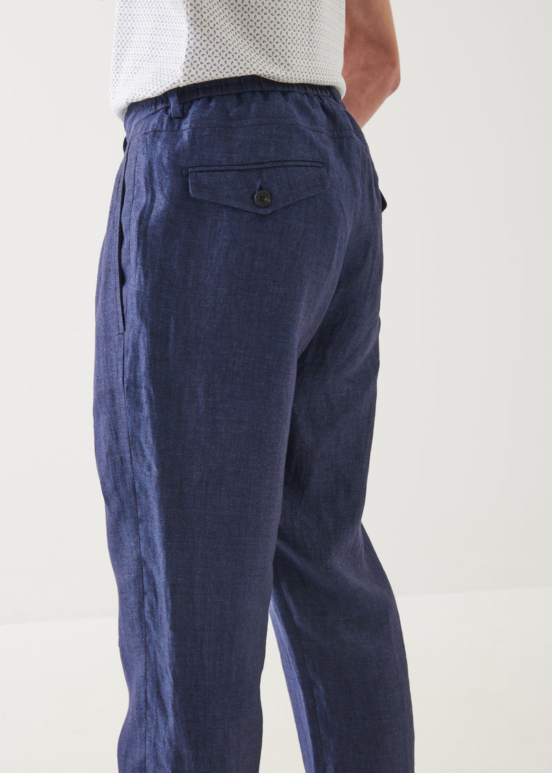 Linen Drawstring Pant