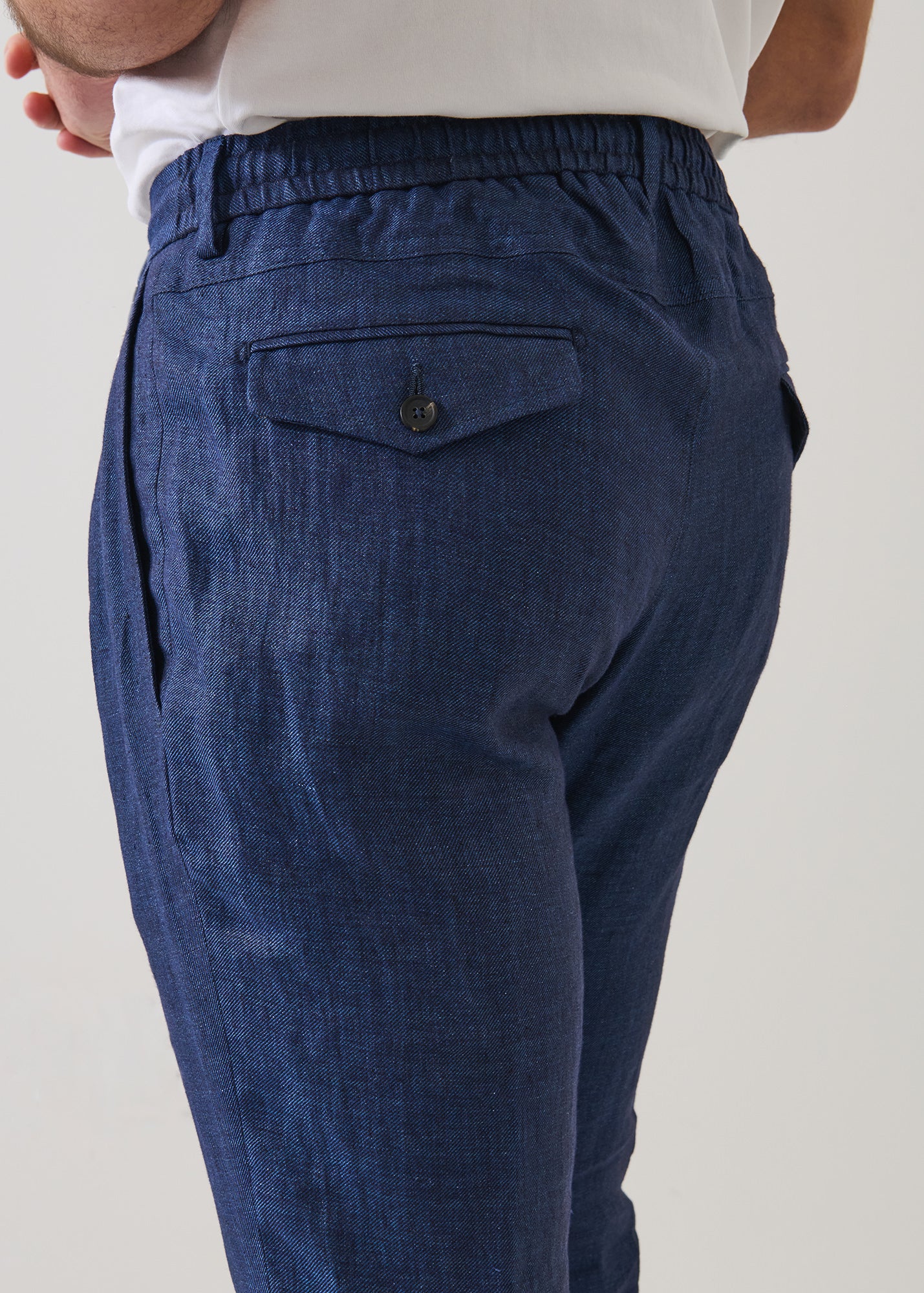 Linen Drawstring Pant