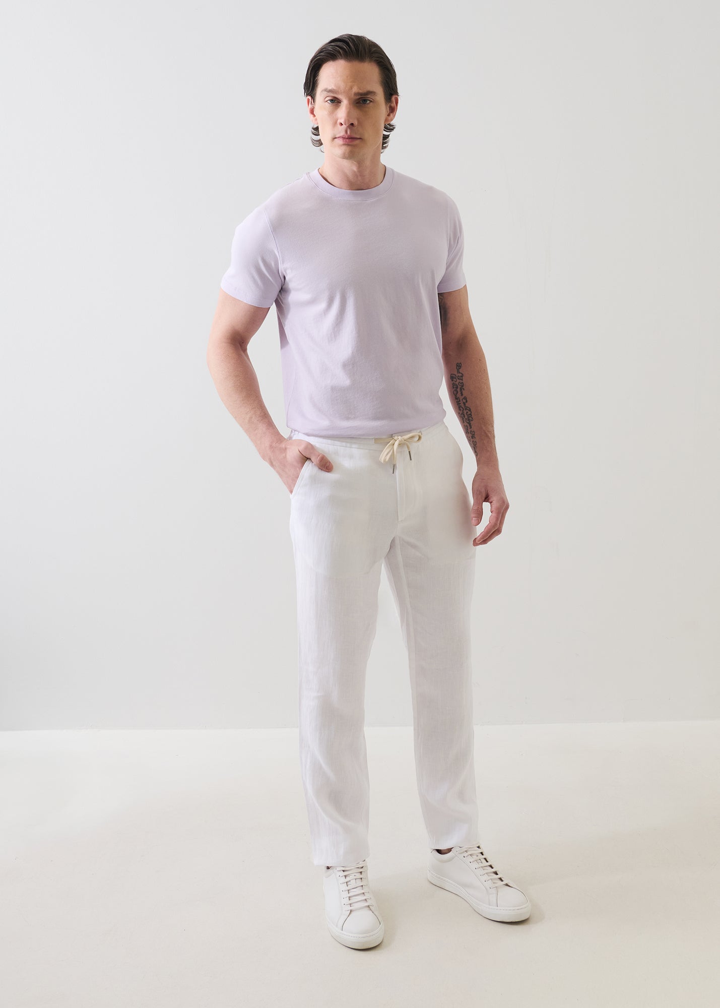 Linen Drawstring Pant - PATRICK ASSARAF