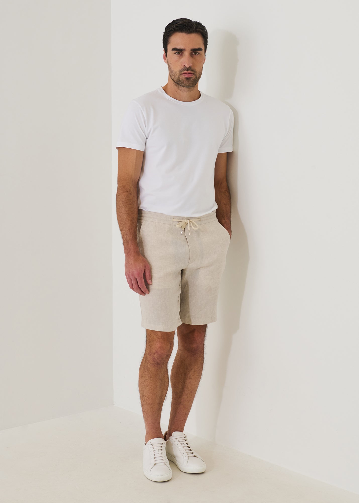 Linen Drawstring Short