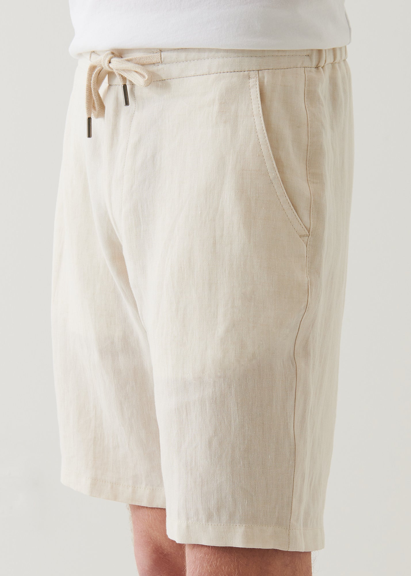Linen Drawstring Short