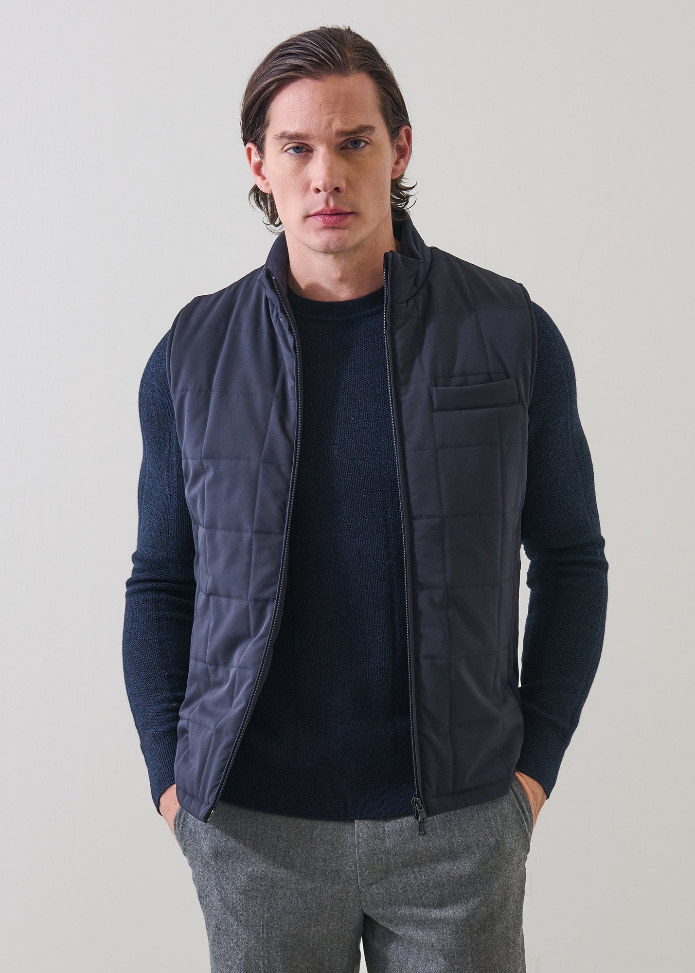 Quilted Nylon Vest - PATRICK ASSARAF