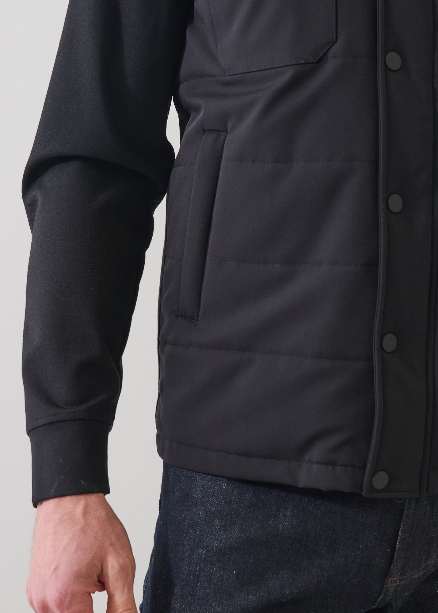 Nucleo Quilted Hoodie - PATRICK ASSARAF