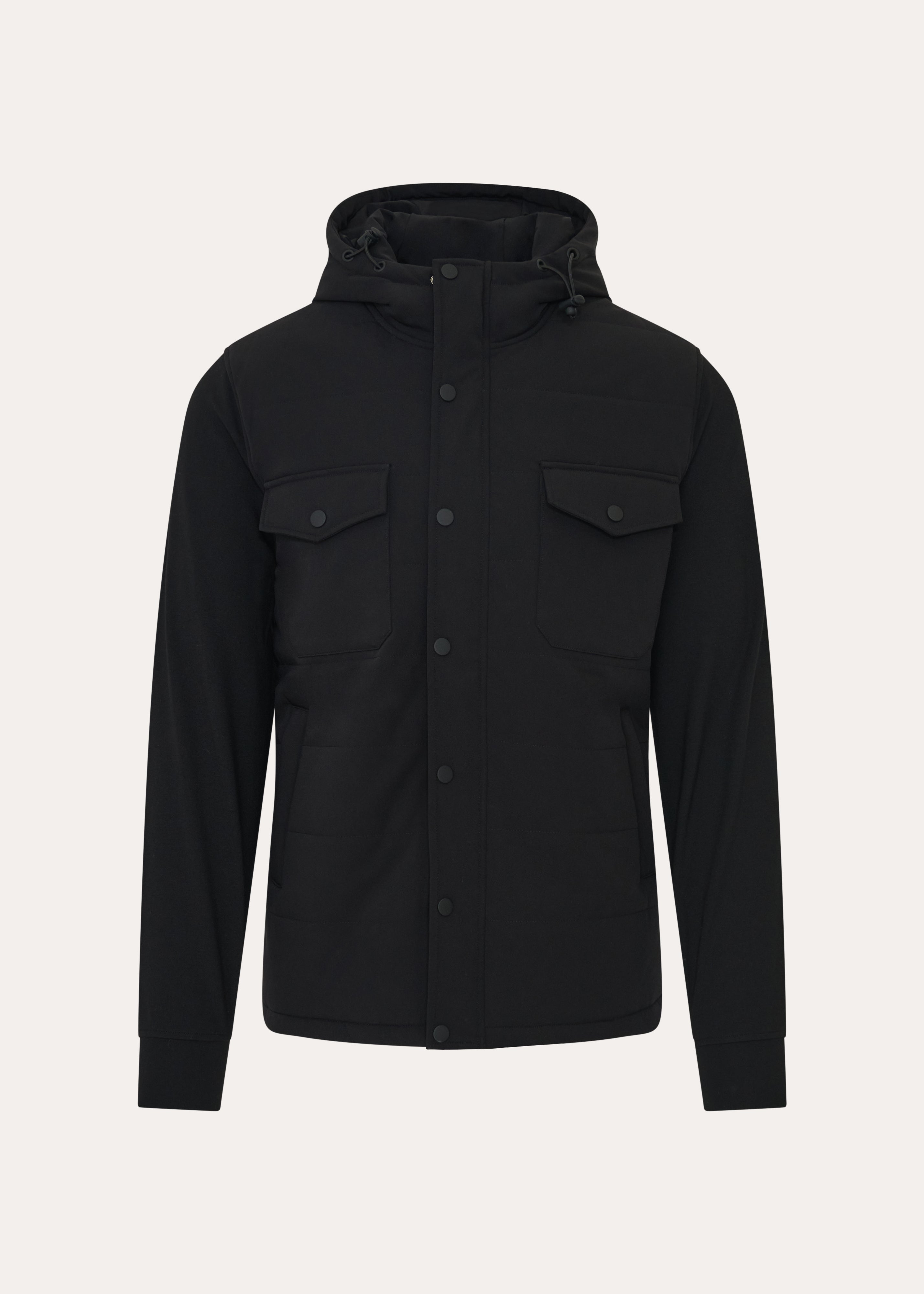 Nucleo Quilted Hoodie - PATRICK ASSARAF