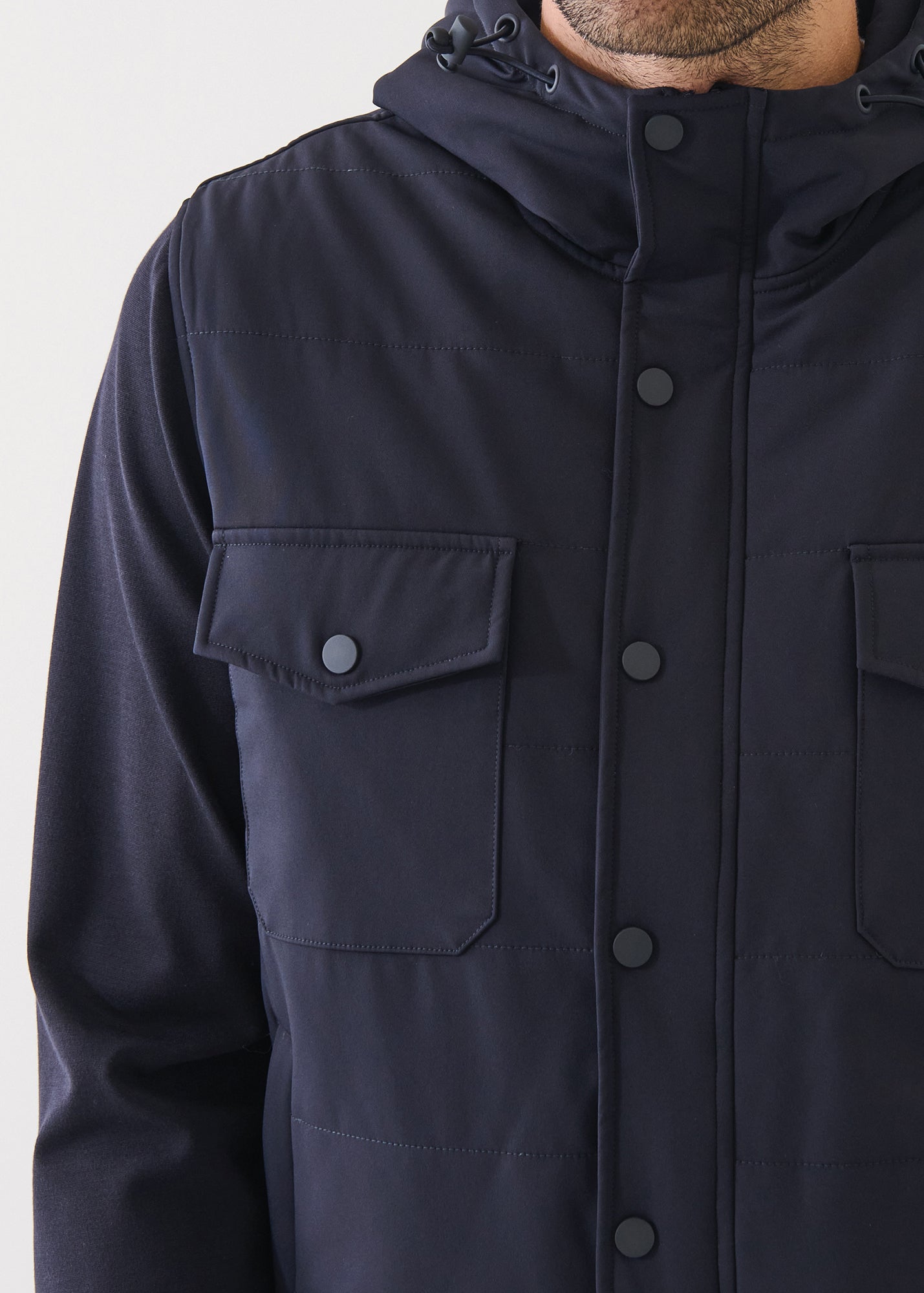 Nucleo Quilted Hoodie