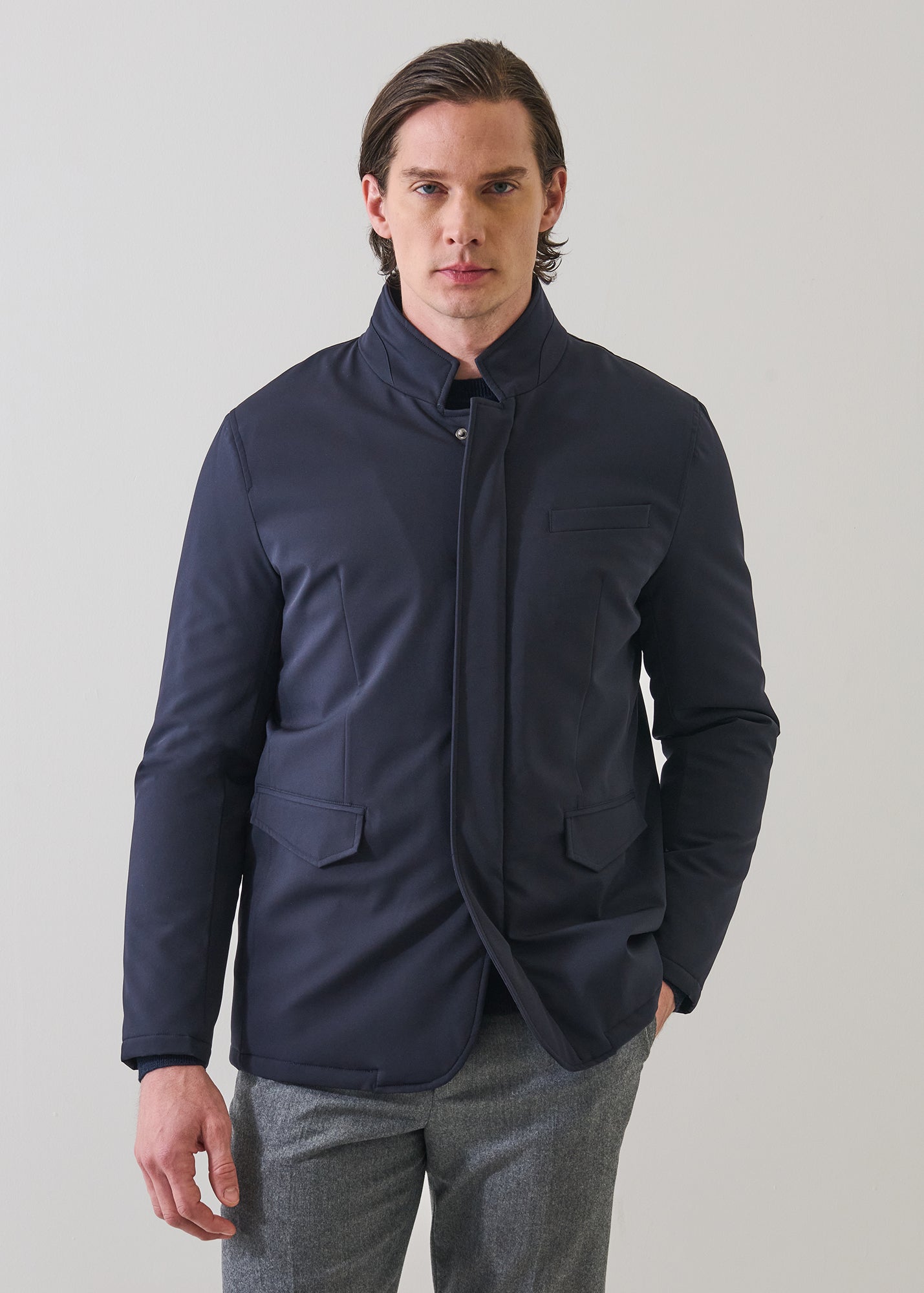 Padded Nylon Hybrid Jacket - PATRICK ASSARAF