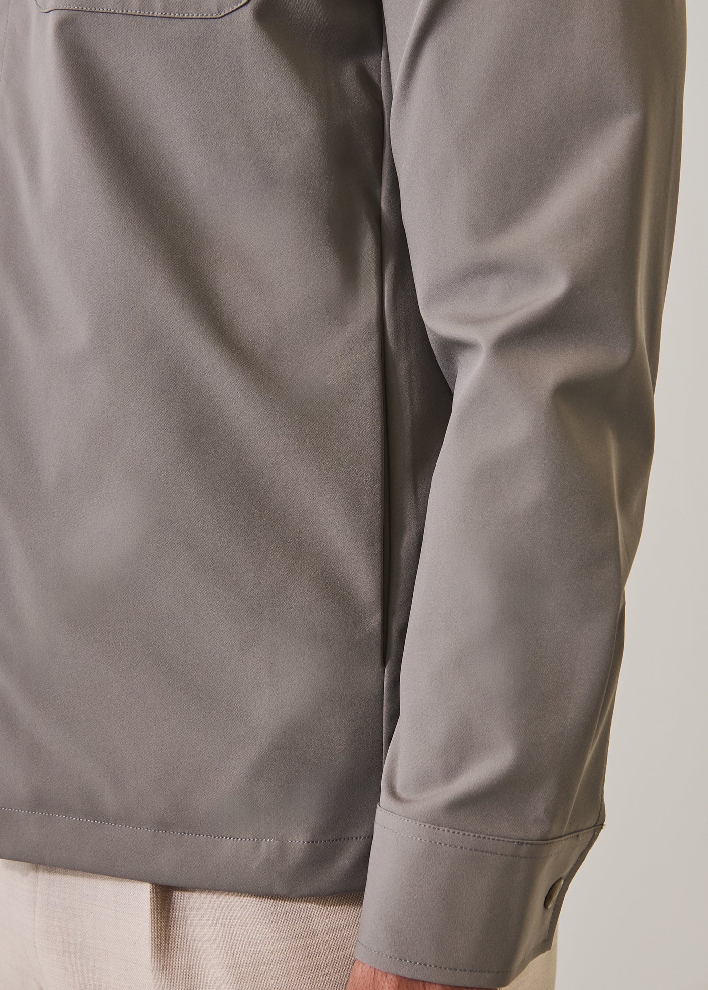 Nucleo Stretch Shirt Jacket - PATRICK ASSARAF