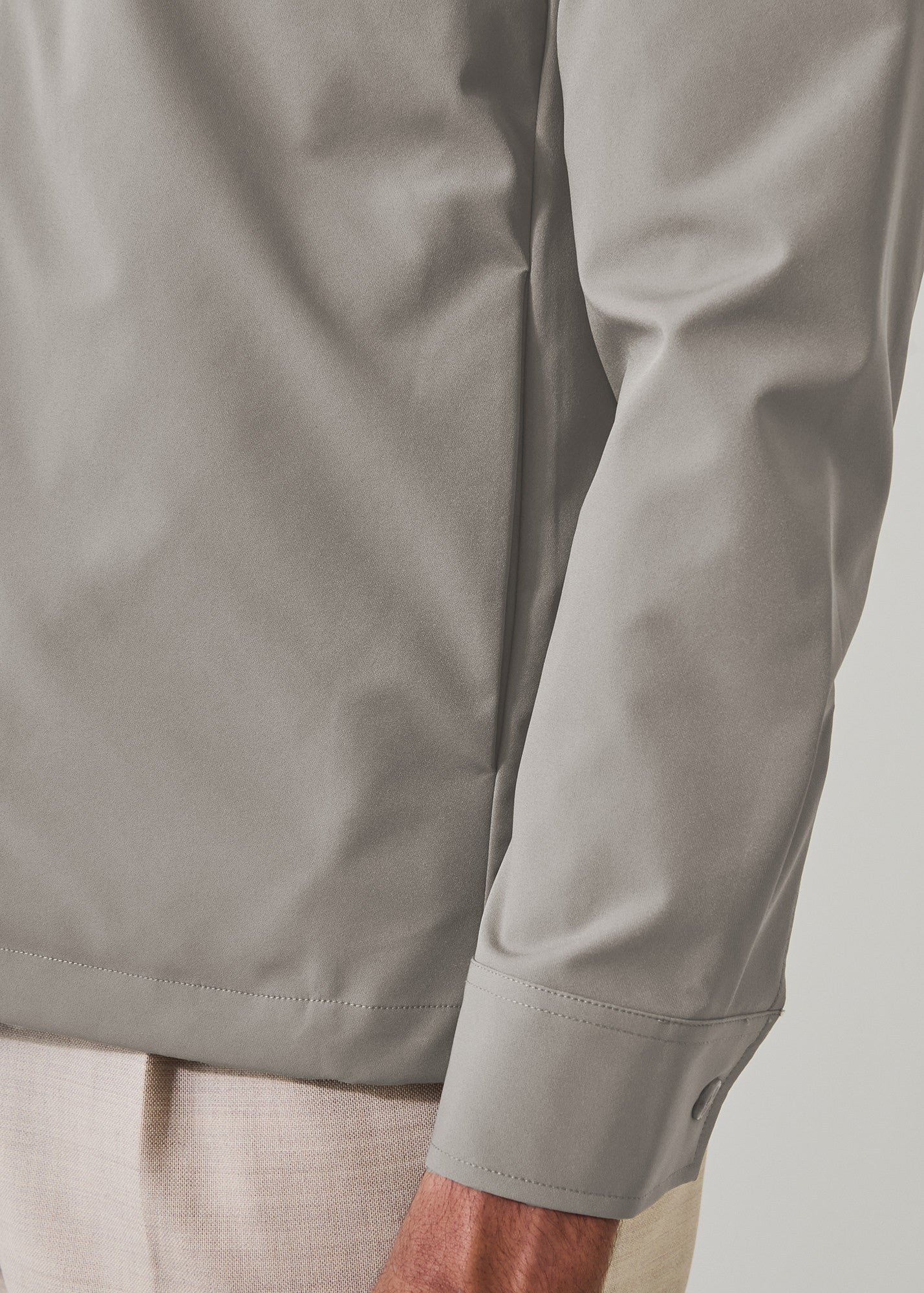 Nucleo Stretch Shirt Jacket - PATRICK ASSARAF