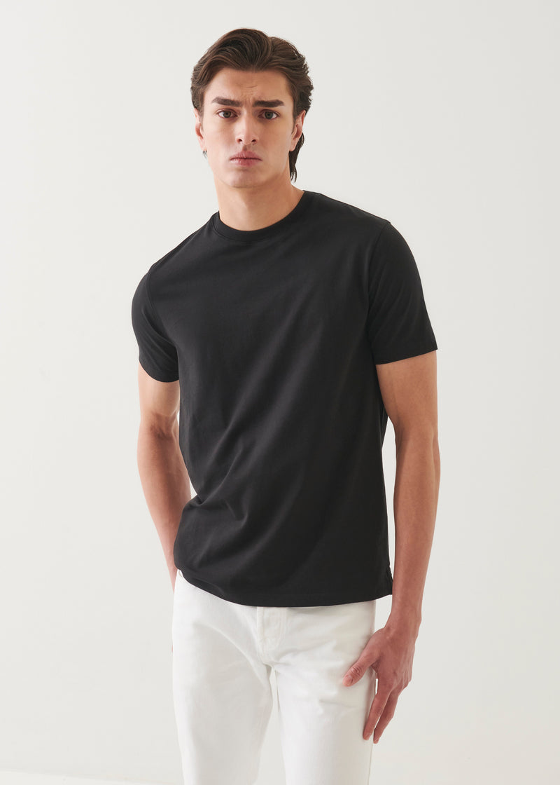 Organic Pima Cotton High Neck T-Shirt